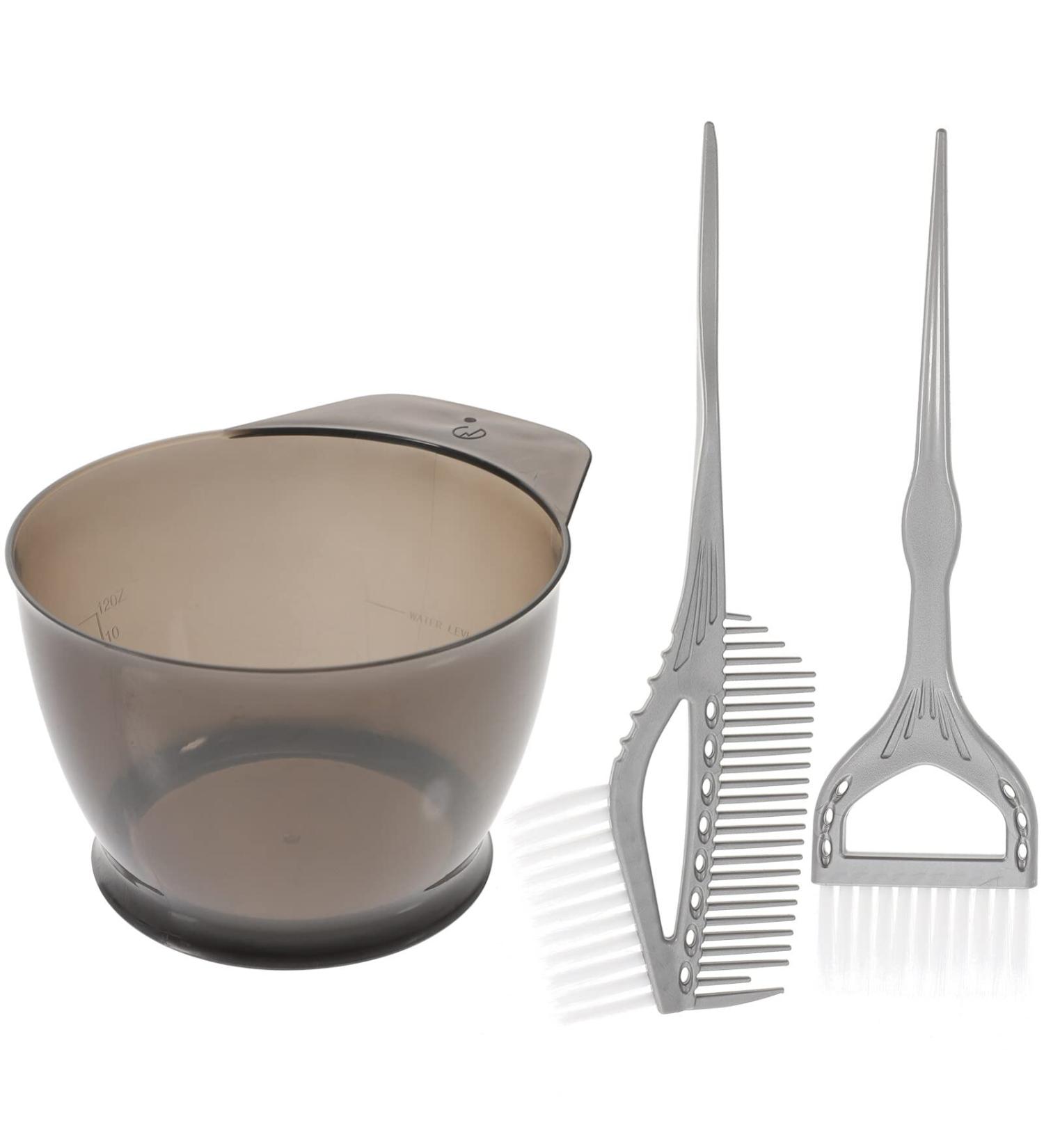 MILISTEN Hair Dye Kit - 3pcs Hair Color Set with Brush, Bowl, Bleach & Highlighting Tools - Buy Online on GoSupps.com