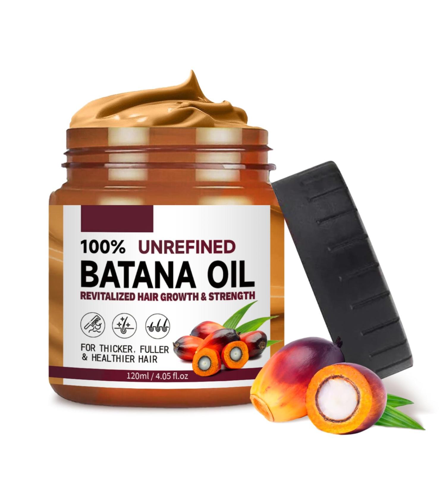 Batana Oil - 100% Pure Natural Hair Growth Oil for All Hair Types | 120ml - Boost Shine & Nourish - Buy Online on GoSupps.com