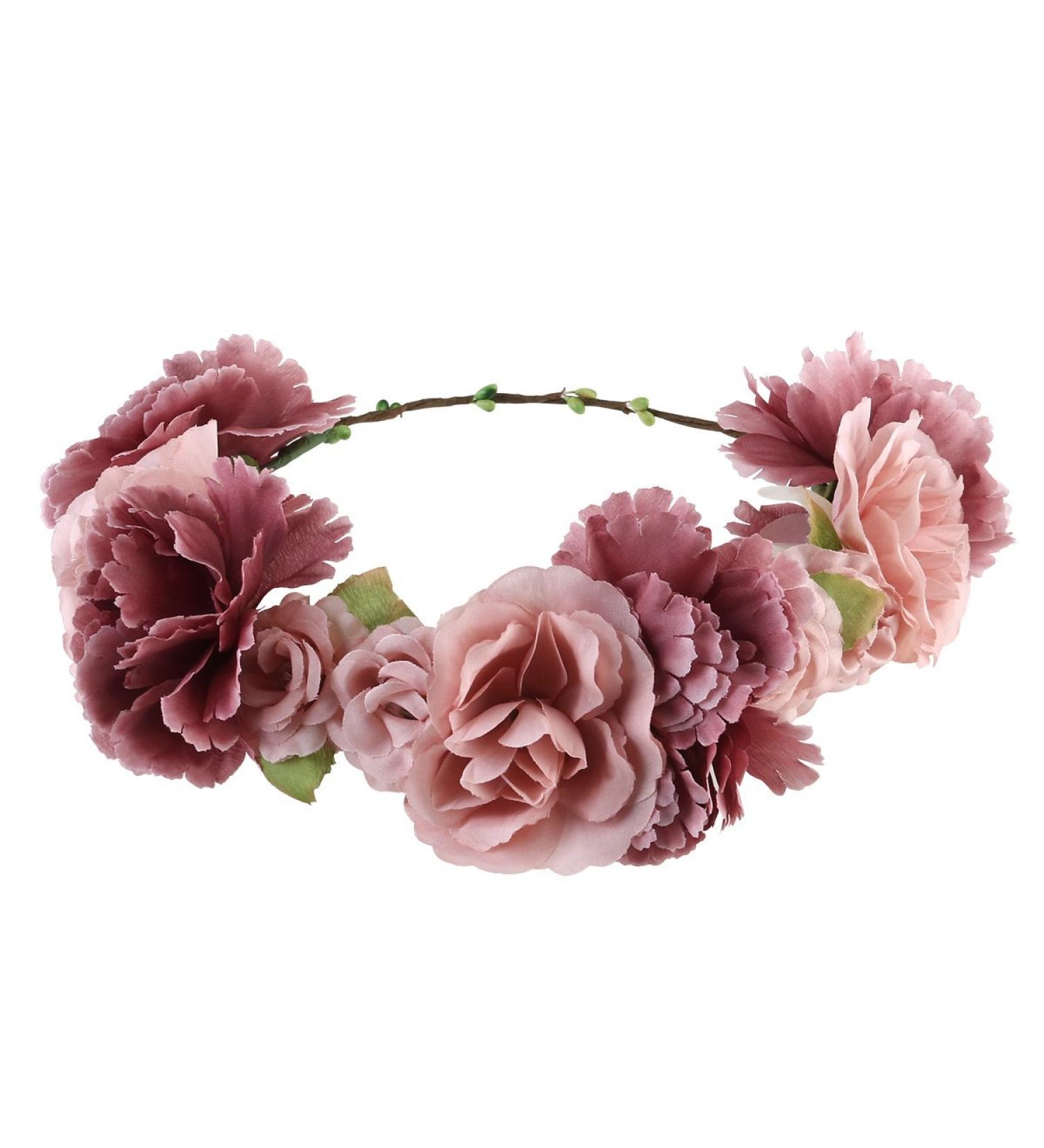 ULTNICE Flower Wreath & Headband - Boho Flower Crown for Bridesmaids & Girls - Stylish Hair Accessory - Buy Online on GoSupps.com