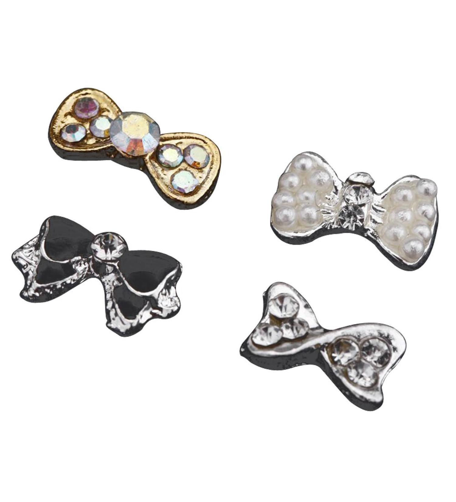 40pcs DIY Metal 3D Nail Art Tips - Colorful Luxury Charm Jewelry Tools - International Shipping Available - Buy Online on GoSupps.com