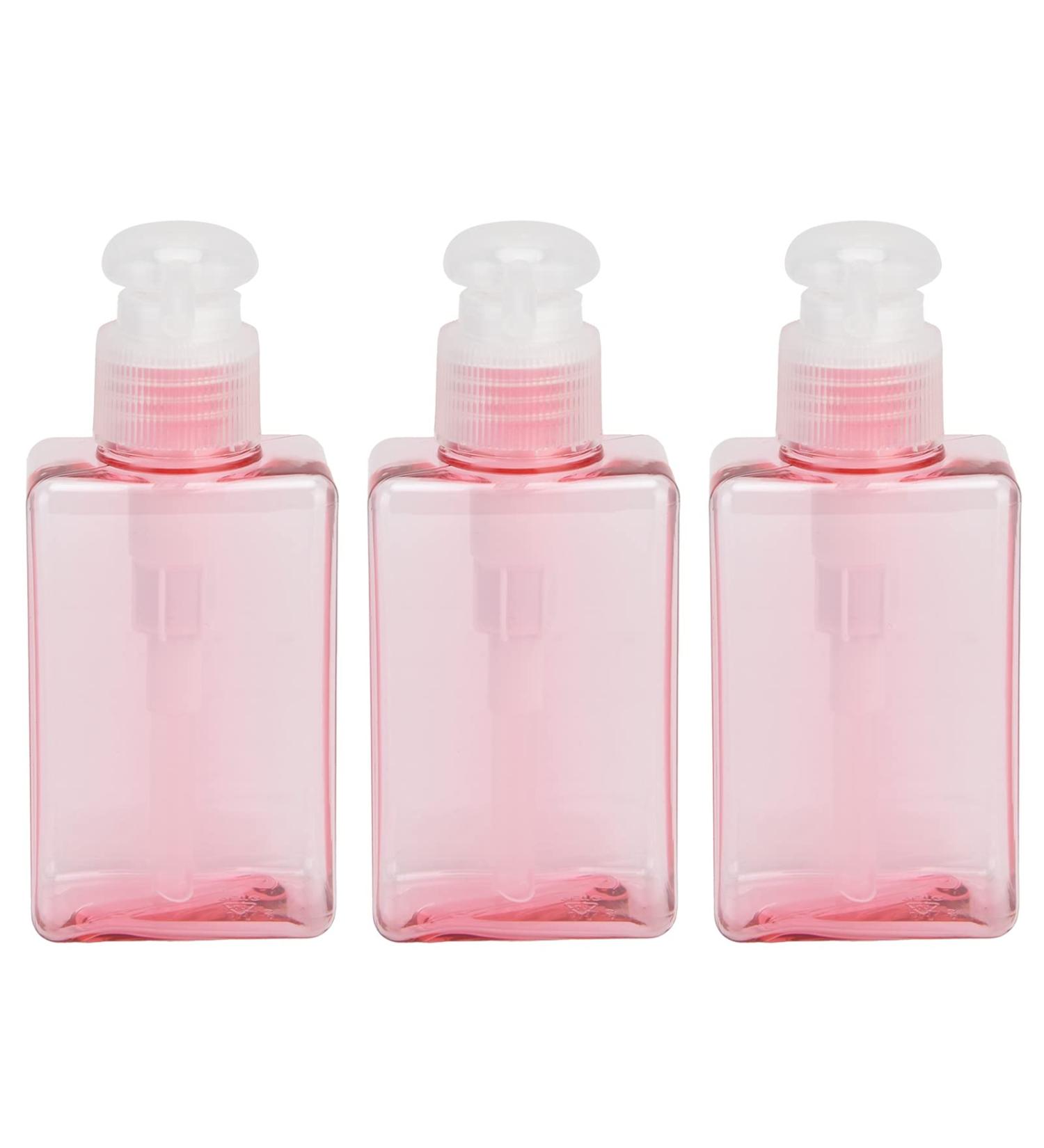 Gigicial Refillable pump bottle lotion dispenser Empty Refillable Containers with Adjustable Nozzle for Hair for shampoo body wash travel container - Buy Online on GoSupps.com