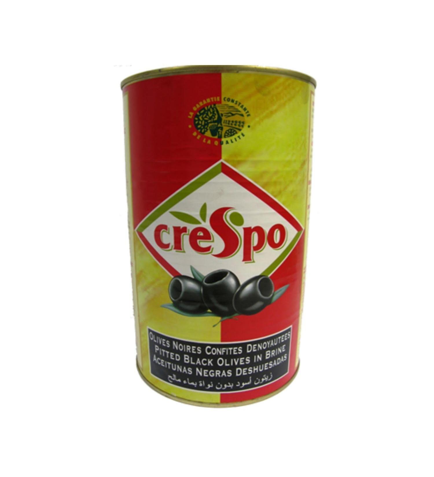 Crespo Pitted black olives size 31/34 - box 5/1