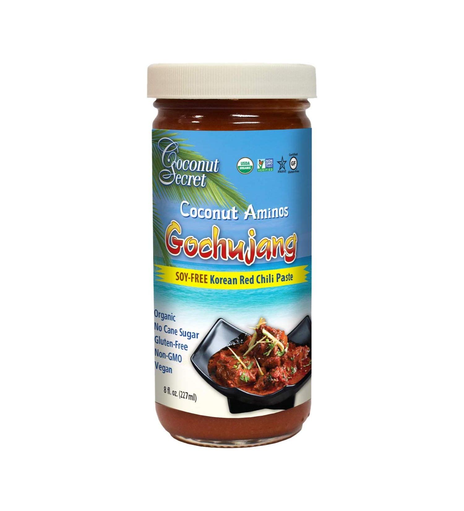 Coconut Secret Soy-Free Gochujang Sauce - Organic, Gluten-Free, Vegan, Non-GMO, 8 Fl Oz - Buy Online on GoSupps.com