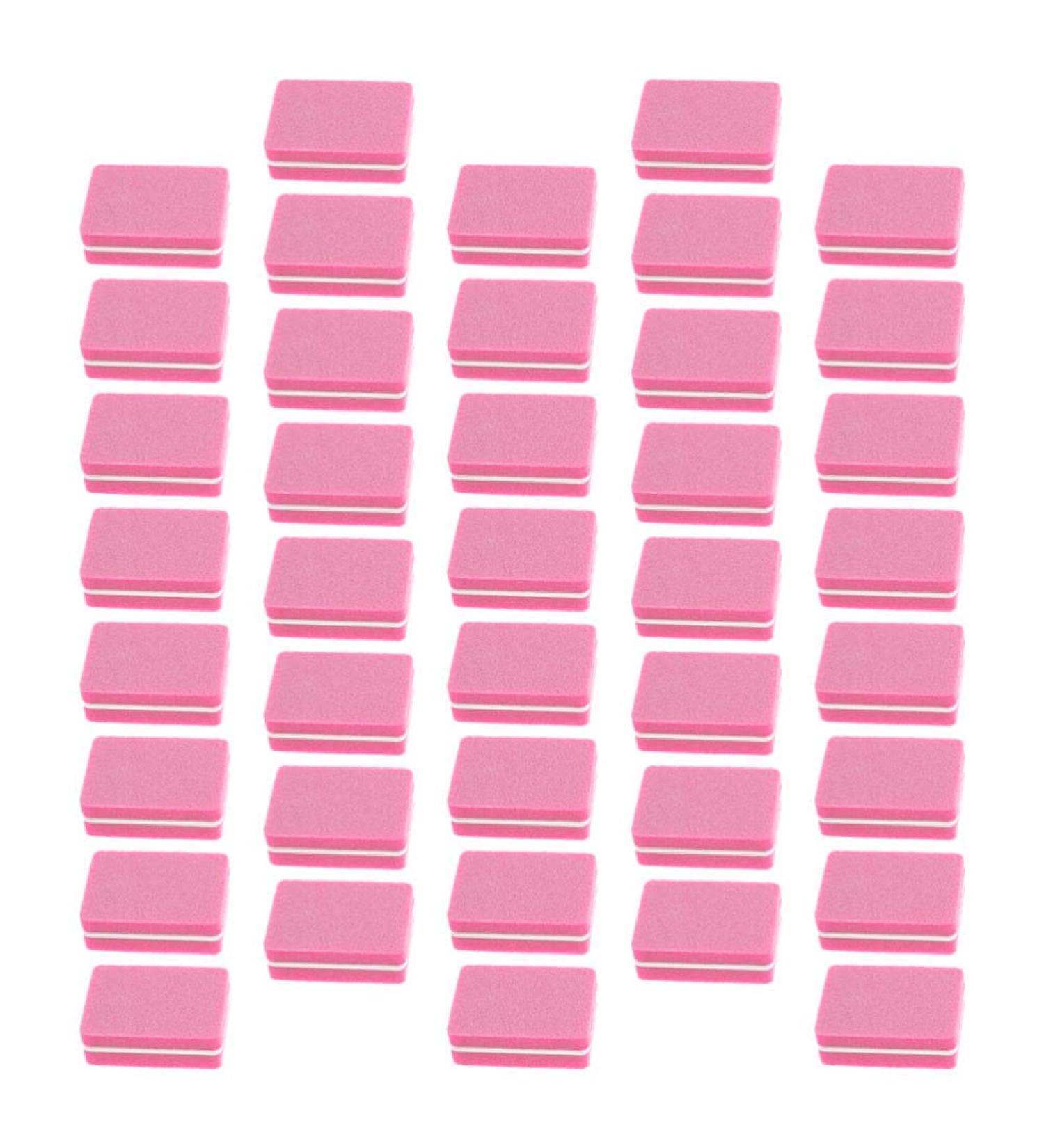 Beaupretty 100-Piece Nail File Set - EVA Sponge Nail Buffer & Nail Accessories for Perfect Nail Shape & Polish - Mini Pink - Buy Online on GoSupps.com