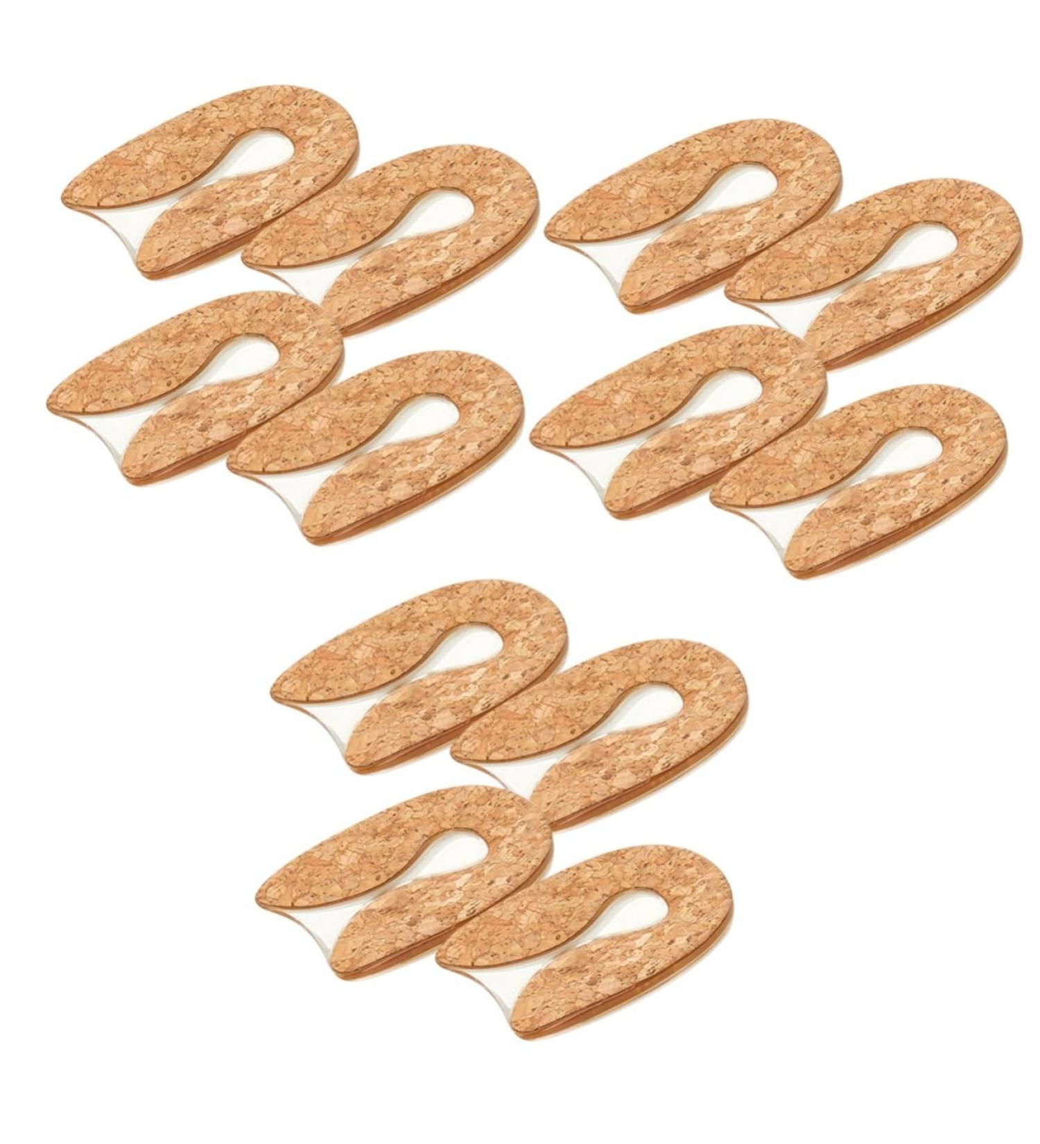 Buy Healvian 6 Pairs Transparent Heel Pads - Silicone Heel Cup Inserts for High Heels & Comfort | Best Heel Cushion & Lift Solutions - Buy Online on GoSupps.com