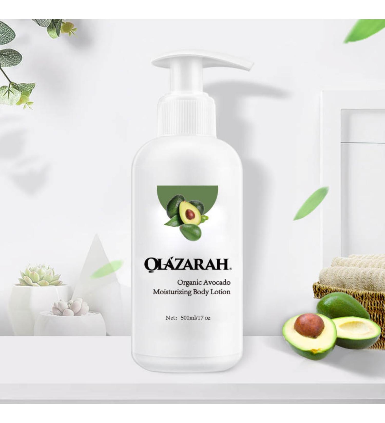 OLAZARAH Organic Avocado Moisturizing Body Lotion (Suitable for All Skin Types) 17 Fl. oz - Buy Online on GoSupps.com
