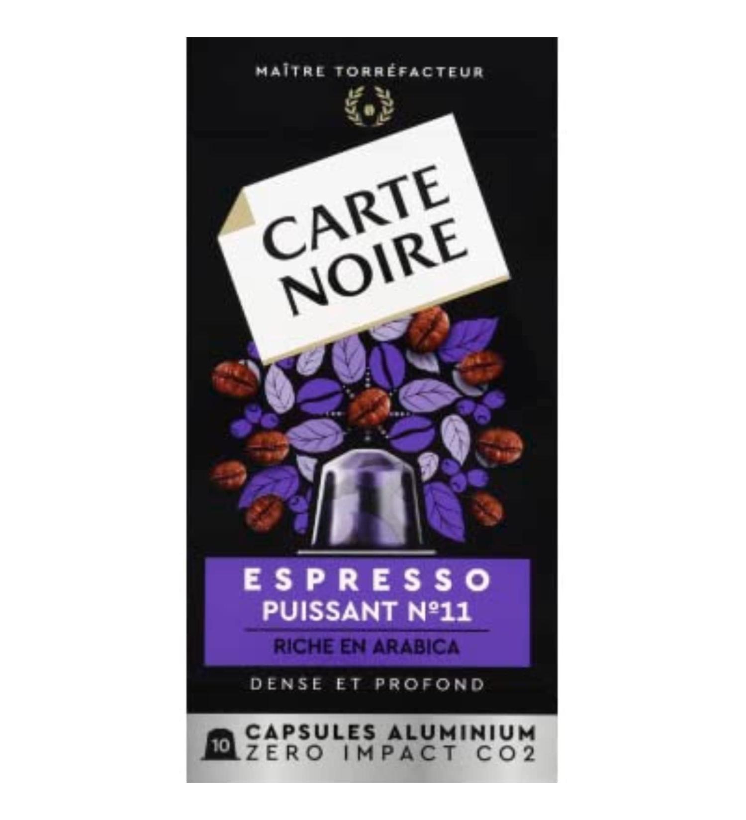 Carte Noire Cn caps alu 10x55g pui n11 std 10ca - Pack of 10x55g