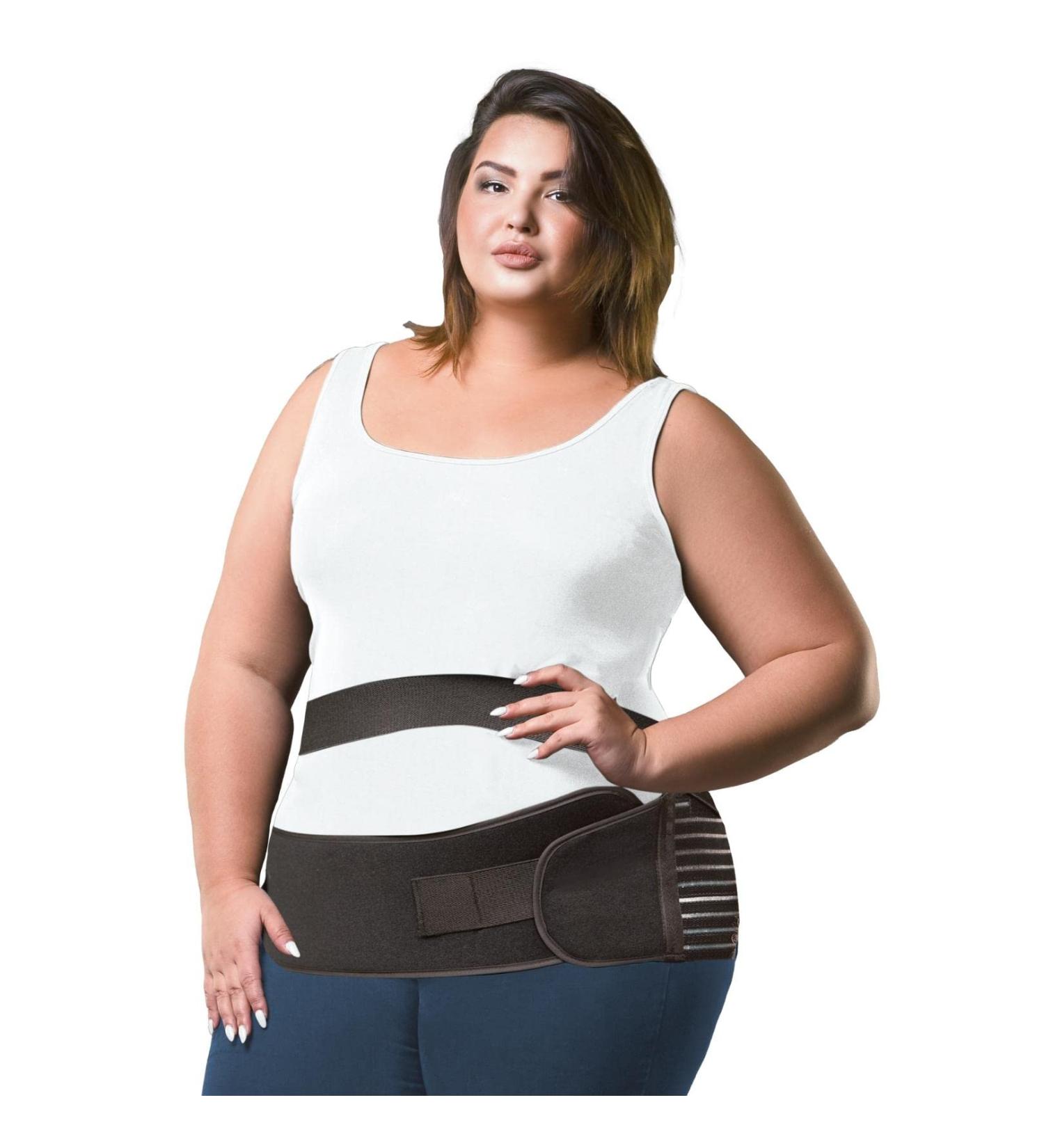 BraceAbility Obesity Belt - Plus Size Stomach Support Girdle for Men & Women | XX-Large Tummy Fat Lifter & Pendulous Abdominal Support - Buy Online on GoSupps.com