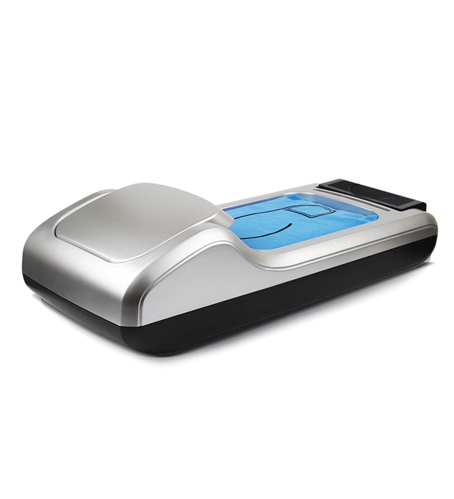 Automatic Shoe Film Machine Foot-Operated self-Wearing Shoe Cover Dispenser with Disposable 1 roll of Shoe Film for Home Hotels Factories Laboratory Can be Used 600 Times Silver - Buy Online on GoSupps.com