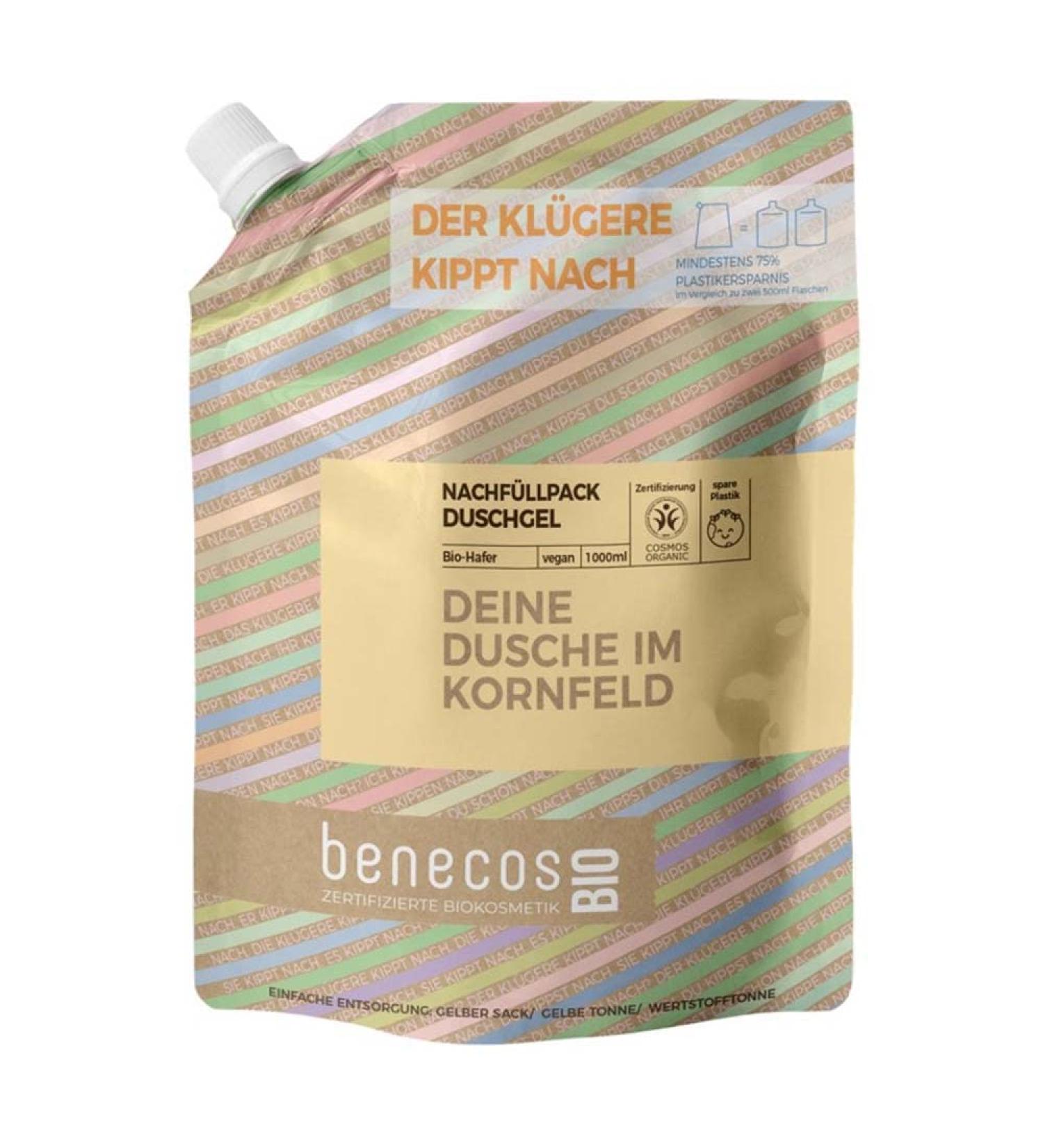 benecos Benecos Refill Shower Gel Oat 1 Litre