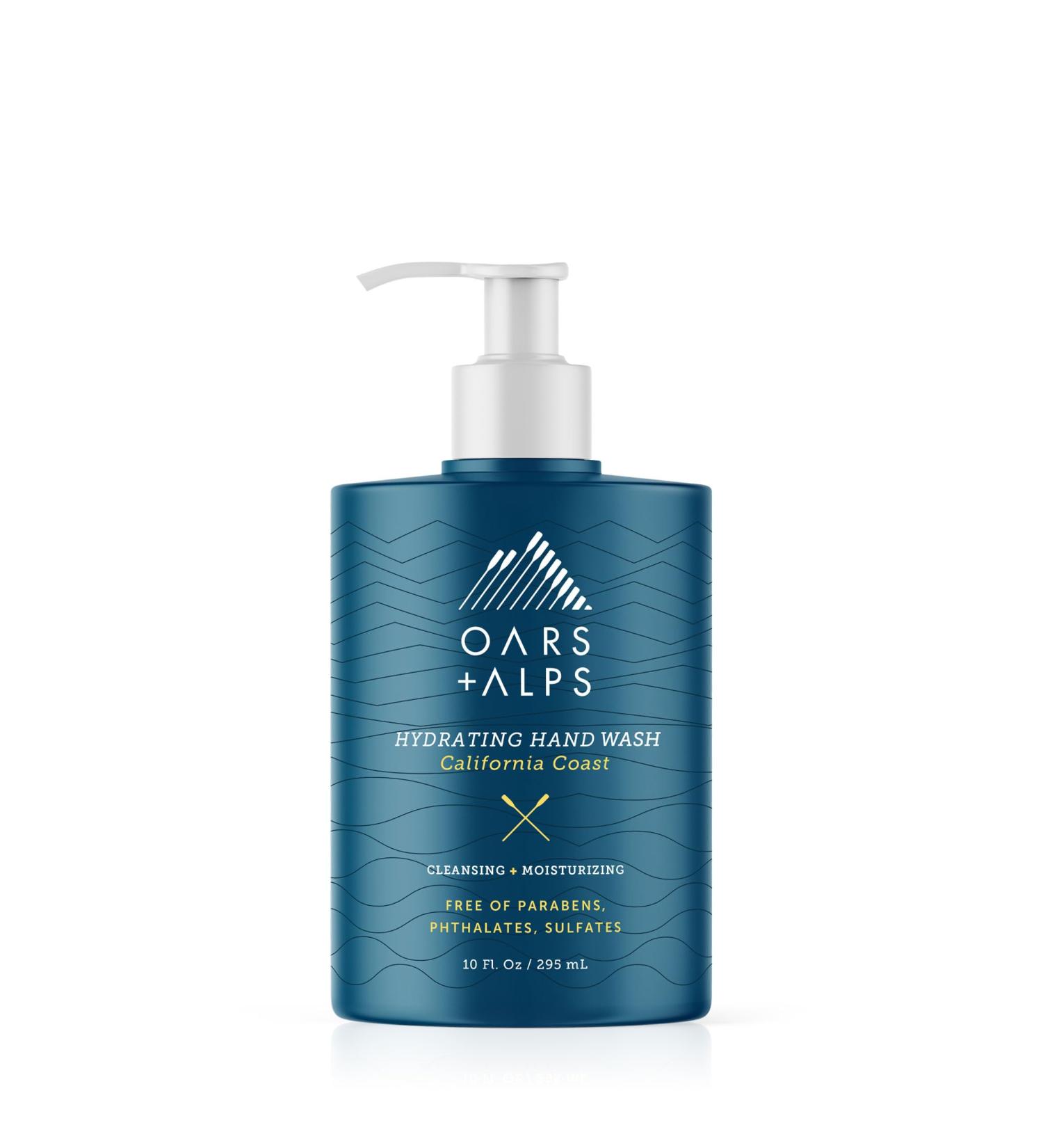 Oars + Alps Hydrating Liquid Hand Soap, Made with Coconut Oil & Aloe Vera to Moisturize Dry Hands, Gentle Hand Wash with Vitamin E, Cruelty Free, Paraben Free, California Coast Scent, 10oz - Buy Online on GoSupps.com