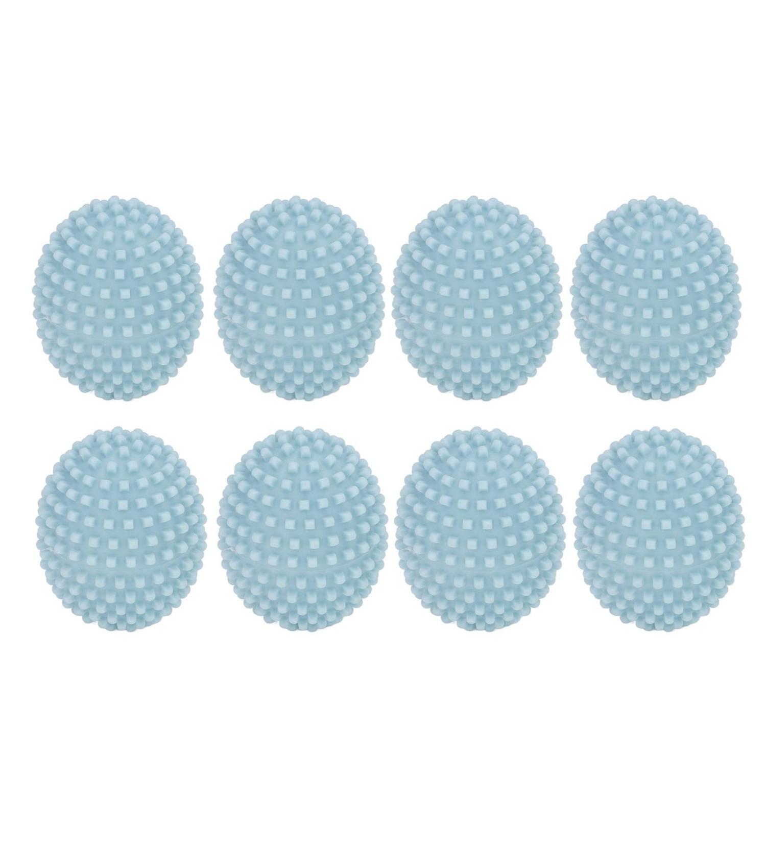 LANTRO JS Pack of 8 Dryer Balls for Tumble Dryer Washing Ball Dryer Balls Hedgehog Balls for Home Clothes Cleaning Reusable - Buy Online on GoSupps.com