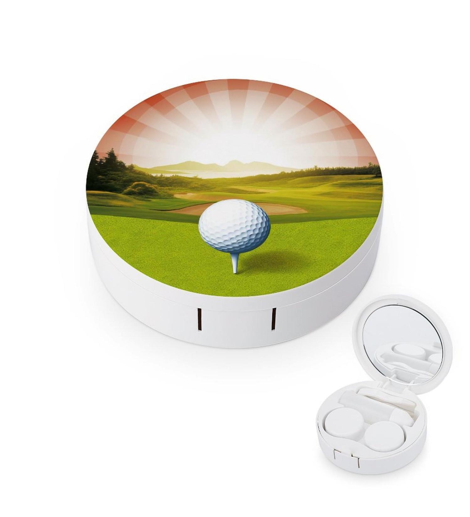 Portable Golf Sport Contact Lens Case | Travel-Friendly Storage Box for Lenses - Buy Online on GoSupps.com
