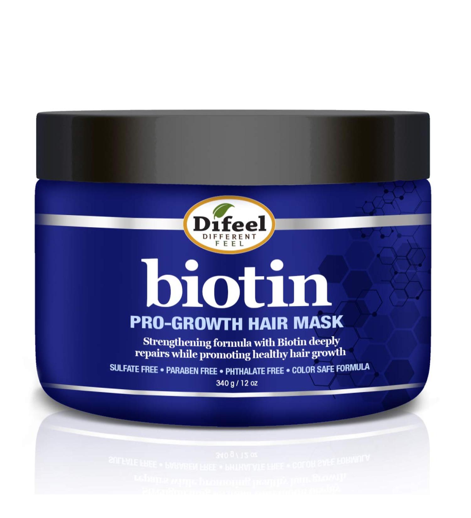 Difeel Pro-Growth Biotin Hair Mask 355 ml - Nourishing Treatment for Stronger, Healthier Hair - Buy Online on GoSupps.com
