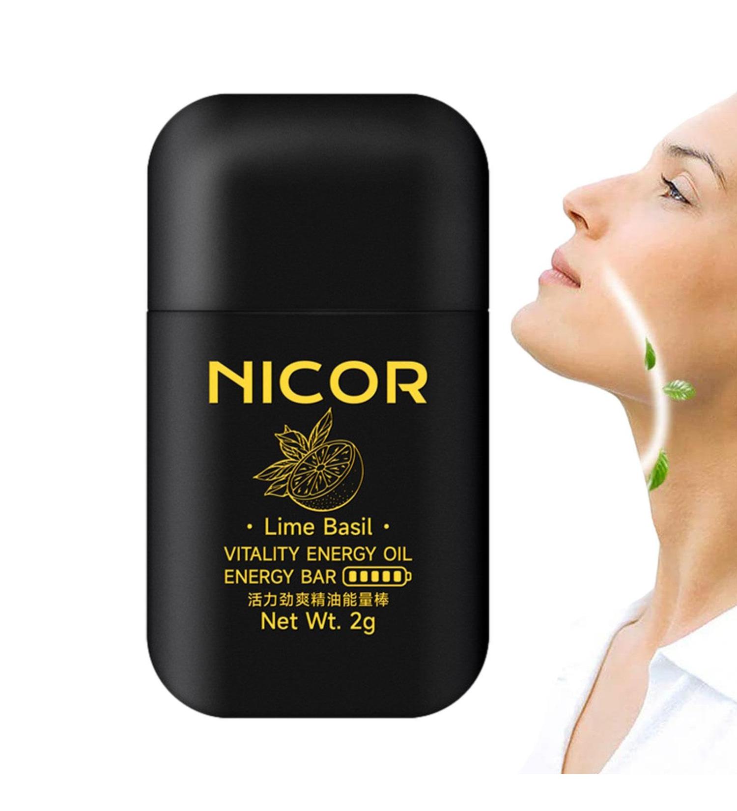 Portable Essential Oils Nose Inhaler | Aromatherapy Stick - Fresh & Cooling Lime Basil - Buy Online on GoSupps.com