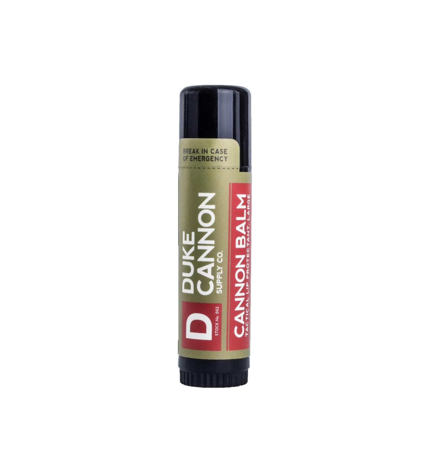 Duke Cannon Balm Tactical Lip Balm with SPF 15 0.56oz Premium Lip Protector with Organic Ingredients Fresh Mint Flavor Natural Beeswax Coconut & Shea Butter UV Protection Fresh Mint 0.56 Ounce (Pack of 1) - Buy Online on GoSupps.com