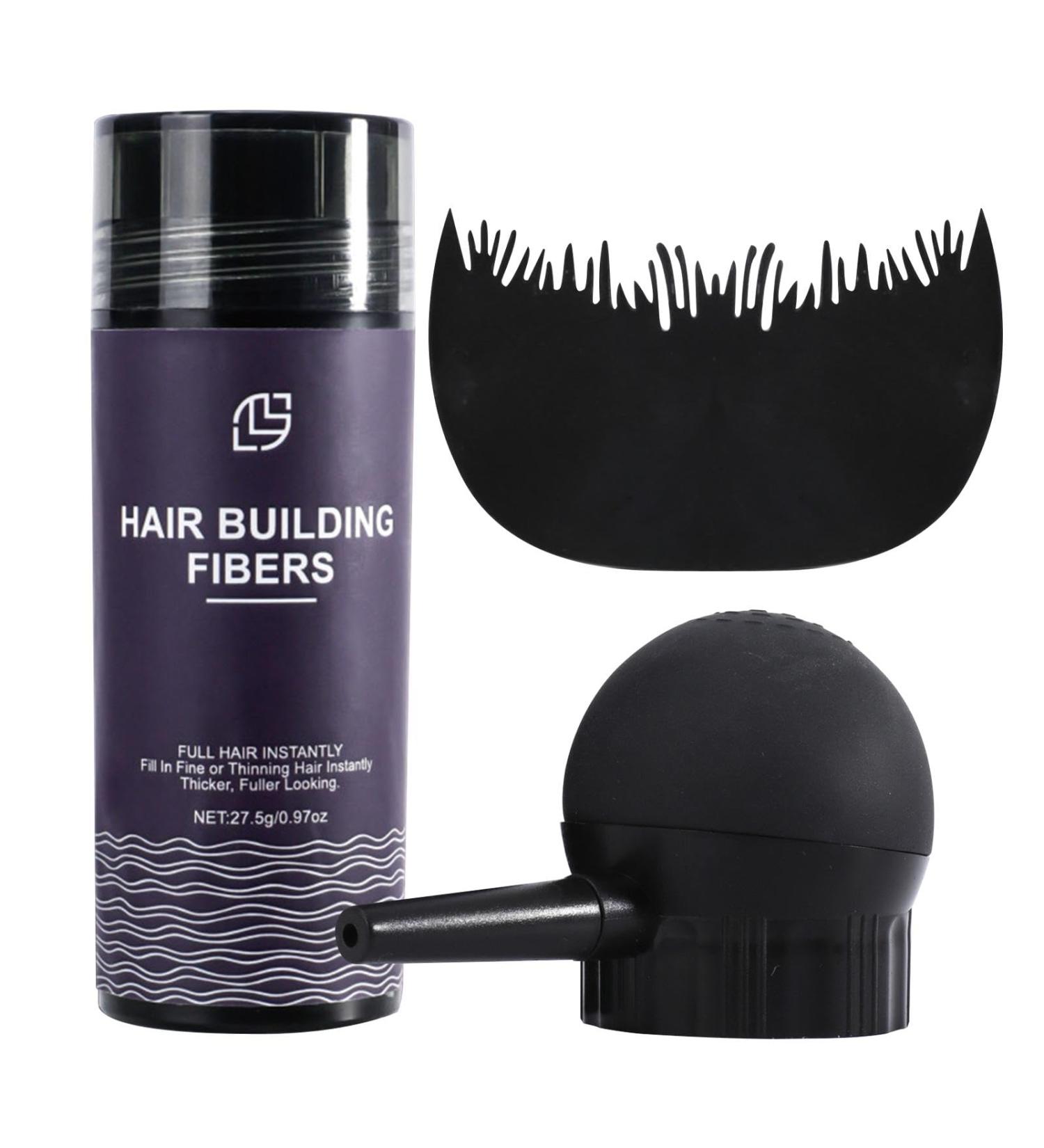 Hair and Styling Fiber Powder with Nozzle and Acoustic Panel Hair Fiber Powder 3 in 1 Hair Fiber Kit Thinner Thickening Plumper Hair Root Powder  - Buy Online on GoSupps.com