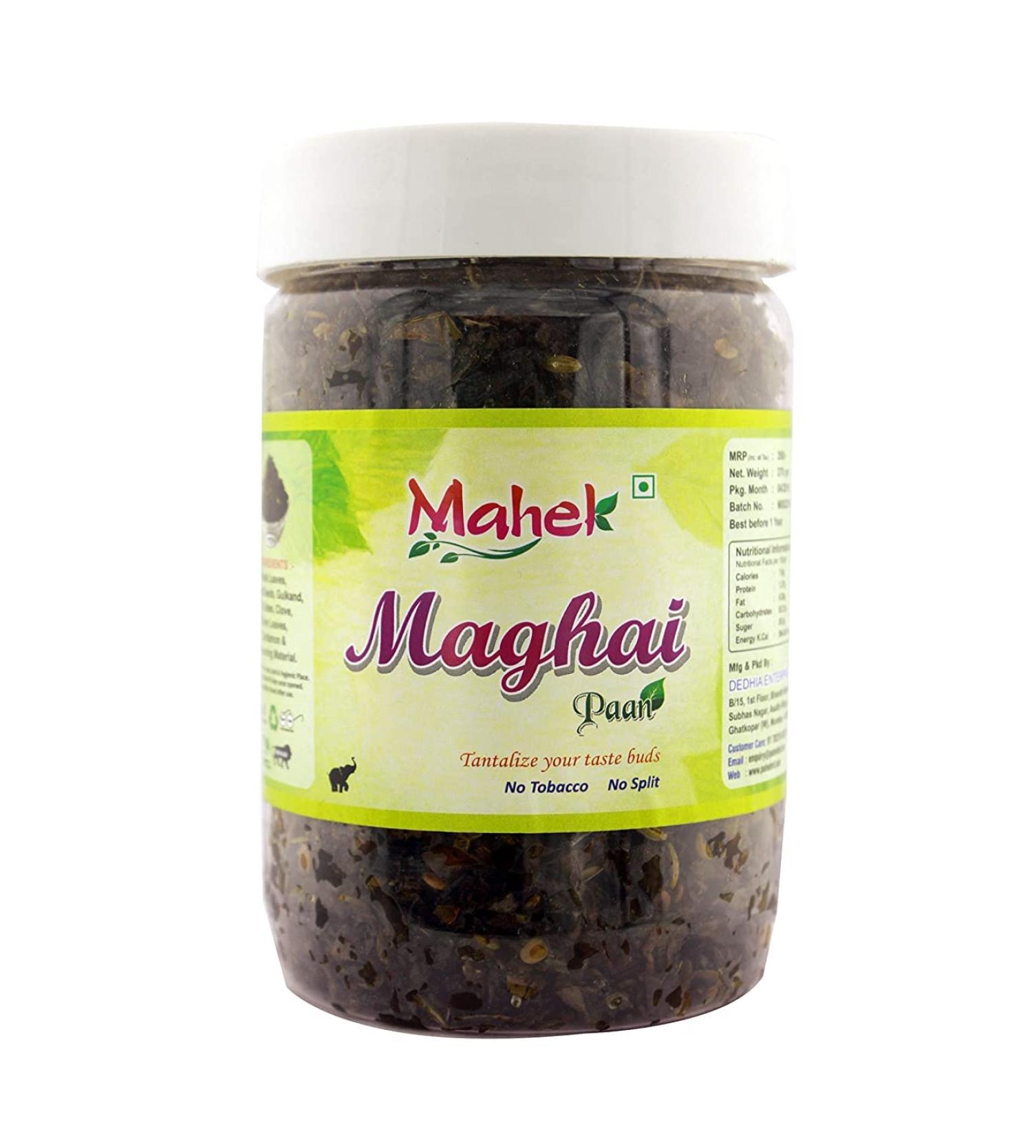 Mahek Natural Mix 270G Mouth Freshener Digestive After-Meal Mukhwas (Maghai)_Packing May Vary