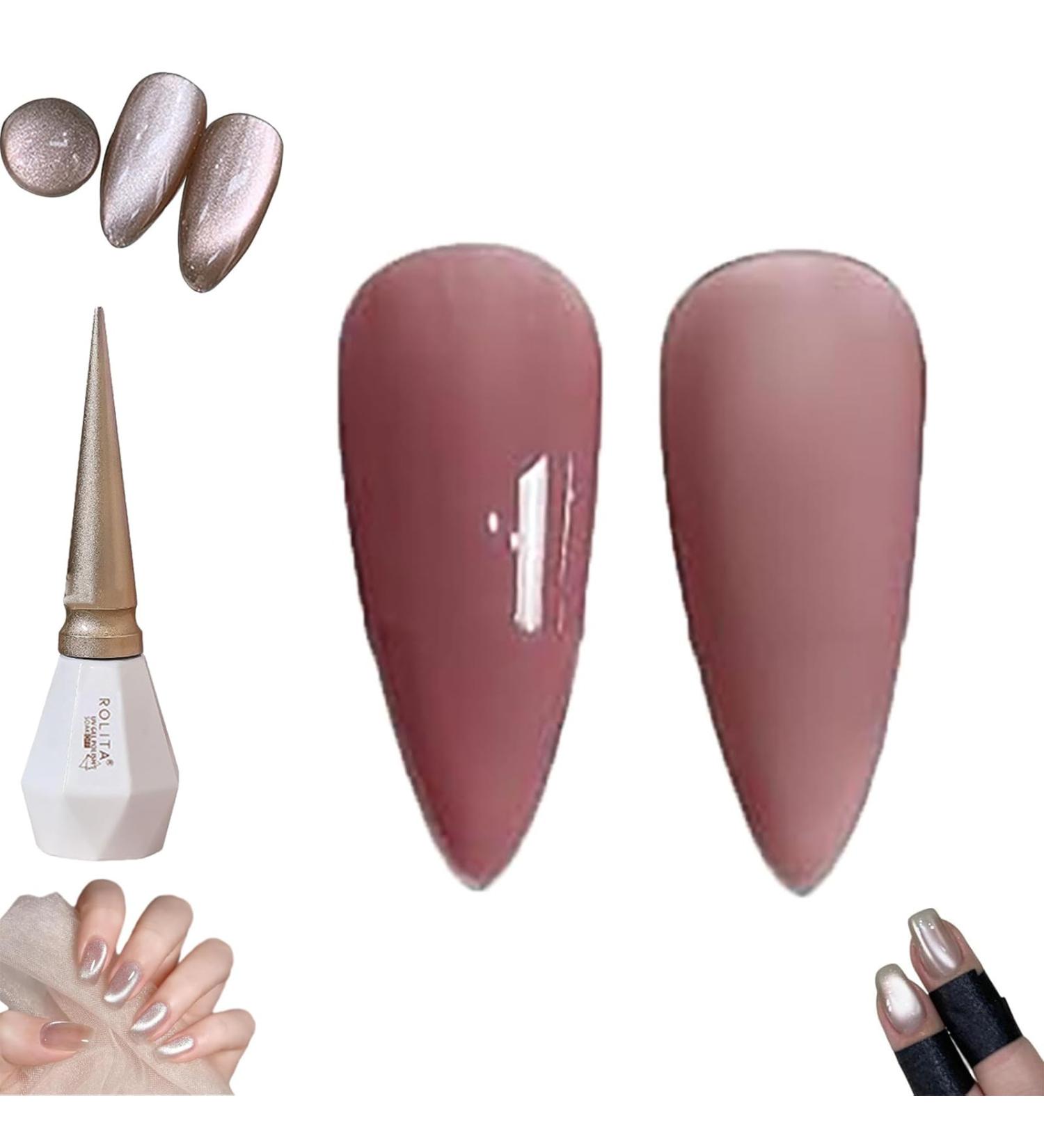 Rolita Gel Polish 2024 New 16 Colors Nude Gel Polish Rolita Nail Polish Glitter Crystal Gel Nail Polish Jelly-Colored Nail Polish Cat Eye Gel Nail Polish Quick Dry Nail Polish (0.06 Fl Oz Y-05) 0.06 Fl Oz Y-05 - Buy Online on GoSupps.com