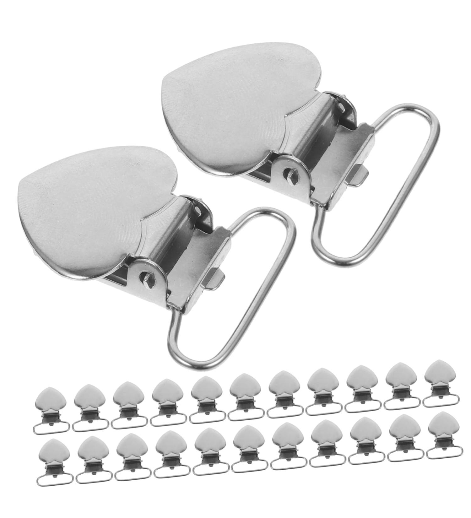 Minkissy 30St Peach Heart Beak Clips - Versatile Clips for Clothes Cushions & Bedding | Stainless Steel Ideal for Newborns & More - Buy Online on GoSupps.com