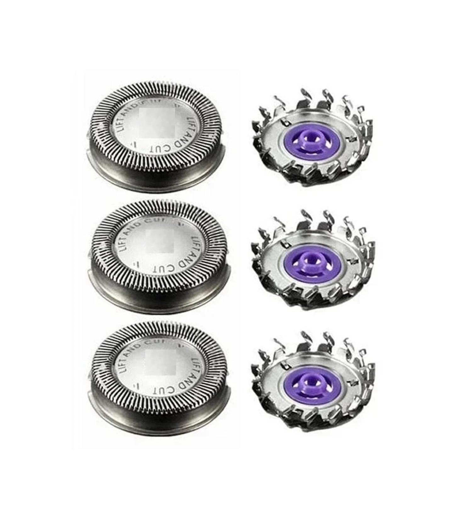 Lot De 3 T tes De Rasoir De Rechange Compatibles Avec Les Mod les Philips : HQ3 HQ4 HQ55 HQ56 HQ6900 HQ6675 HQ6695 HQ920 HQ6970 HQ6690 Et HQ902 - Buy Online on GoSupps.com