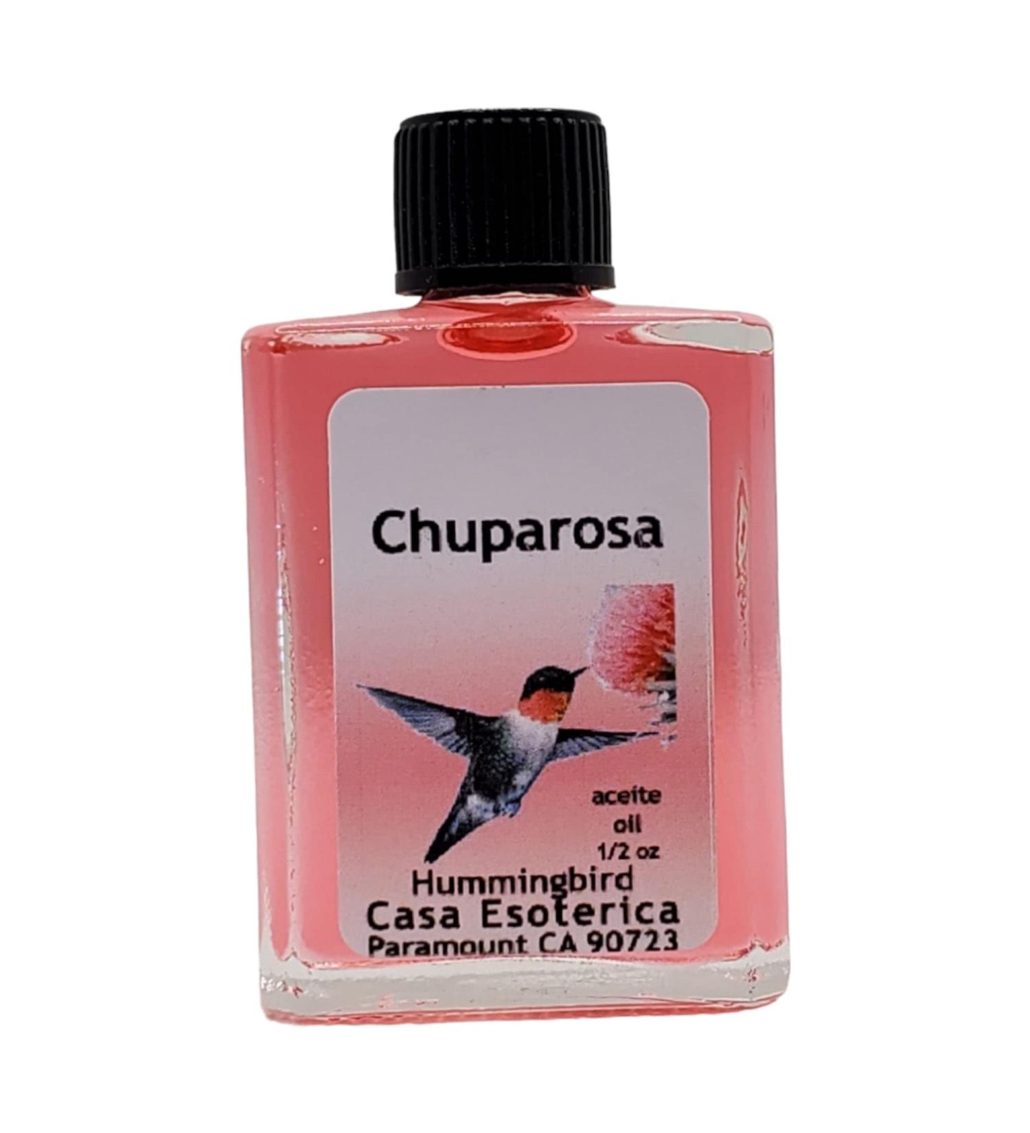 Hummingbird Oil (Chuparosa Aceite) Spiritual Anointing Oil by CASA ESOTERICA MAGICK SPACE- for Happiness & Joy - Attract Positive Energy & Good Fortune-0.5 FL OZ (1 Pack)
