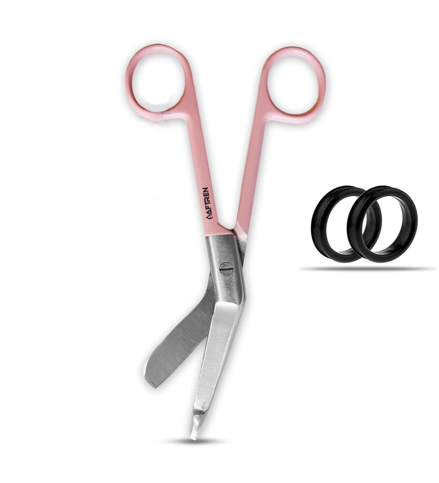 Truma Scissors - Professional 7.5 Medical & Bandage Scissors | Pink Stainless Steel Nurse Scissors for Precision Care - Buy Online on GoSupps.com