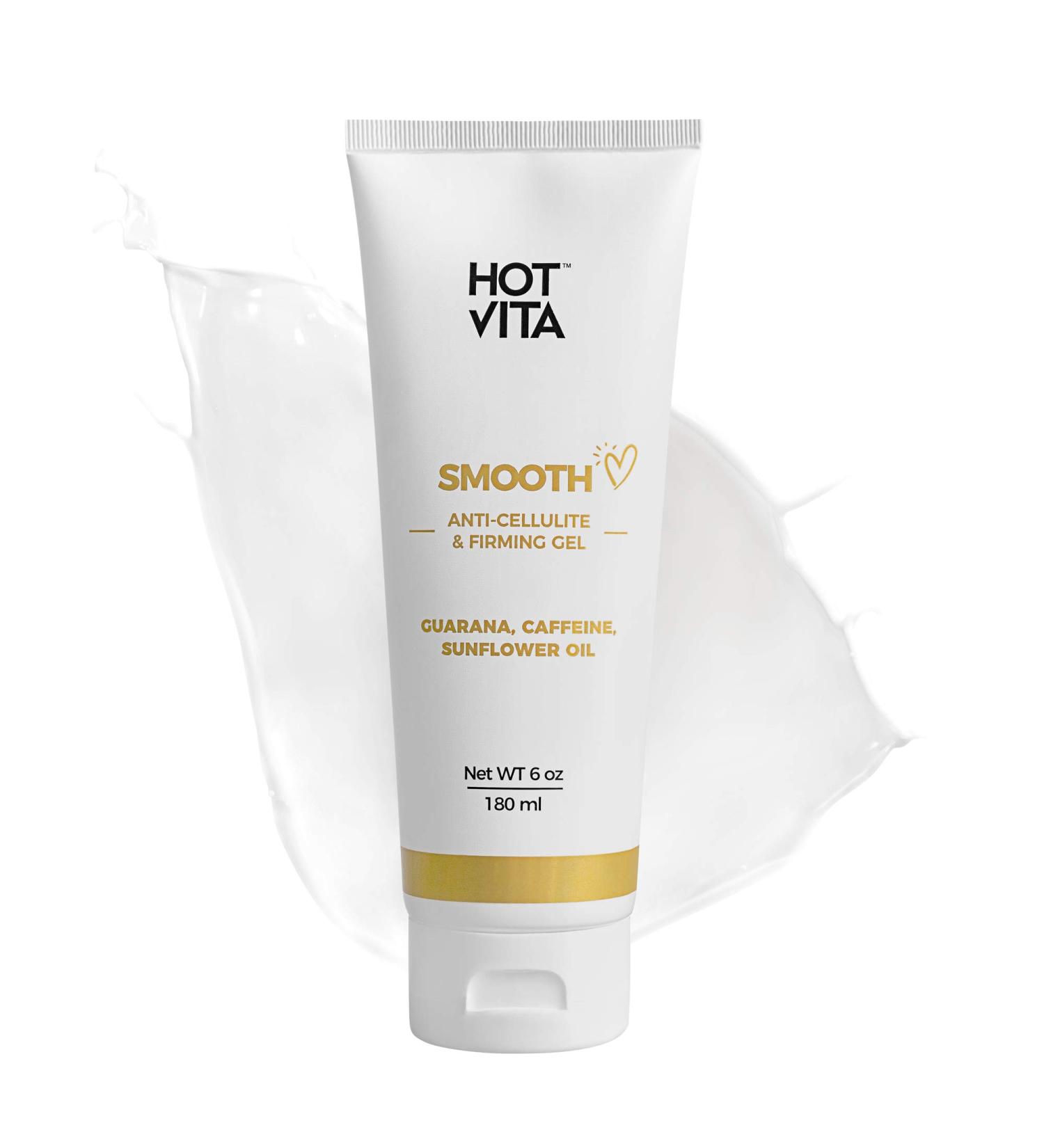Hot Vita Anti Cellulite Gel - Skin Tightening & Firming Body Lotion - Anti Stretch Mark Cream (6 oz) - Buy Online on GoSupps.com