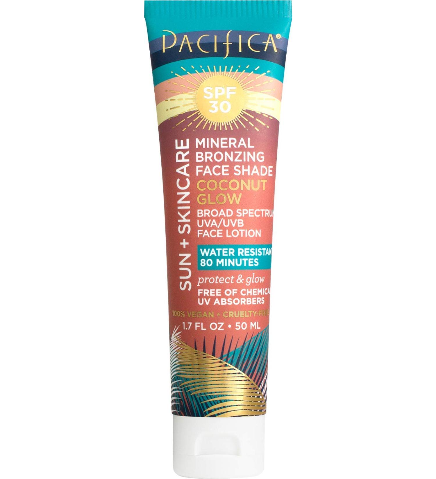 Pacifica Mineral Bronzing Face Shade SPF 30 - Coconut Glow 1.7 fl oz | Sun & Skincare - Buy Online on GoSupps.com