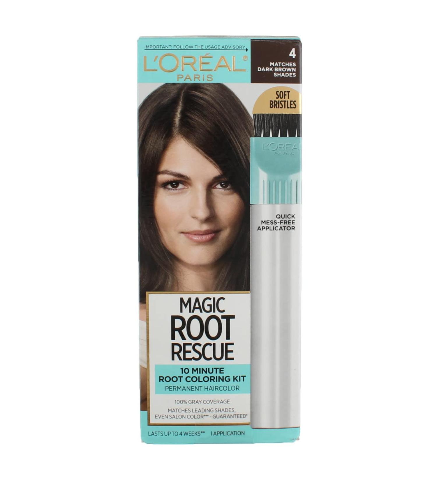 L'Oreal Root Rescue #4 Dark Brown - 1ct | International Shipping Available - Buy Online on GoSupps.com