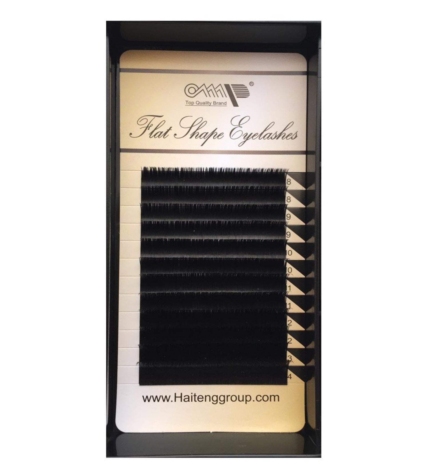 Buy Individual Flat Shaped Silk Eyelash Extensions - Semi Permanent Makeup C2.0 | 8-18mm | 12 Rows Tray (12mm) - International Shipping Available - Buy Online on GoSupps.com