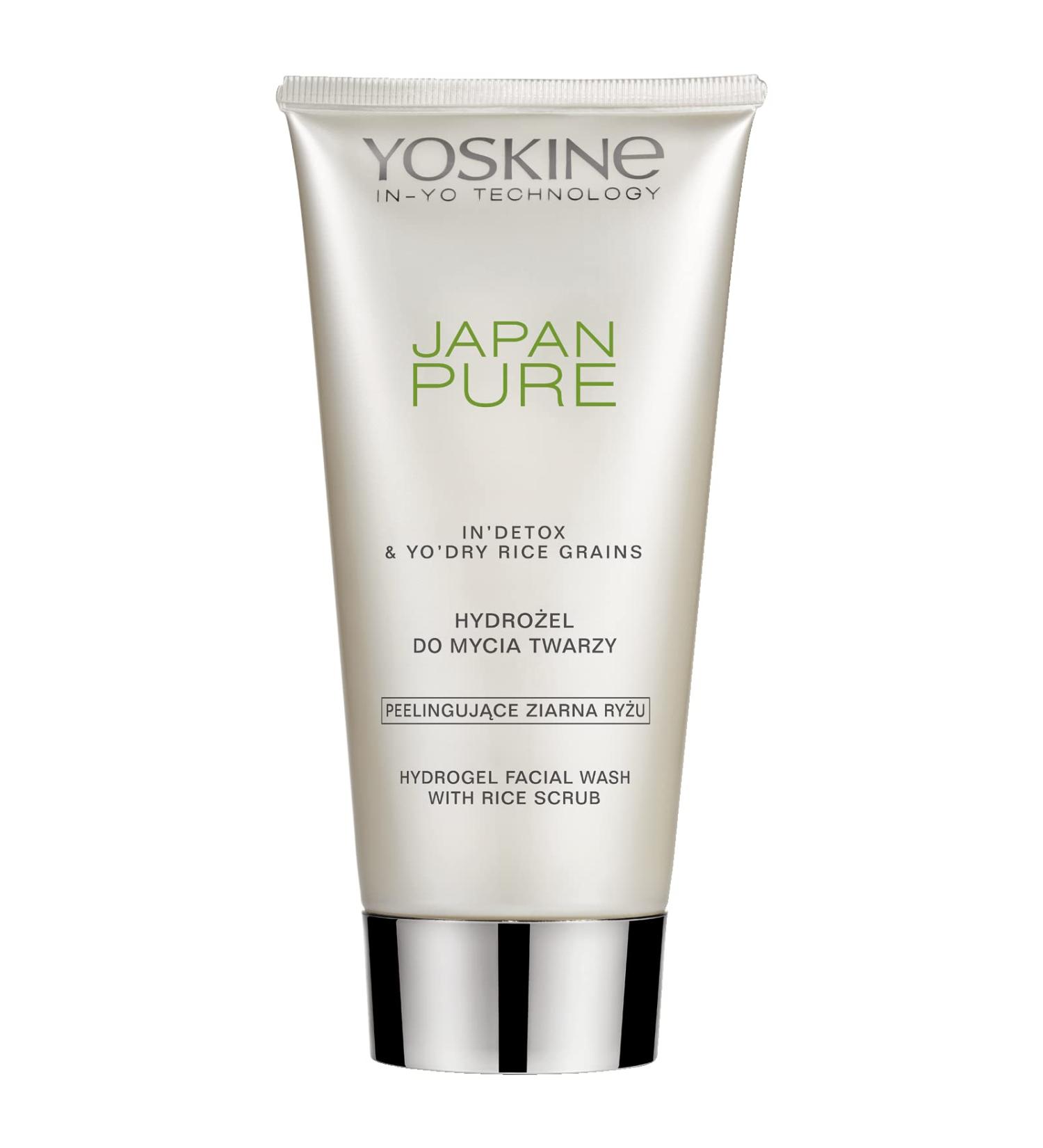 Yoskine Japan Pure Hydrogel Facial Wash with Rice Scrub - Buy Online on GoSupps.com