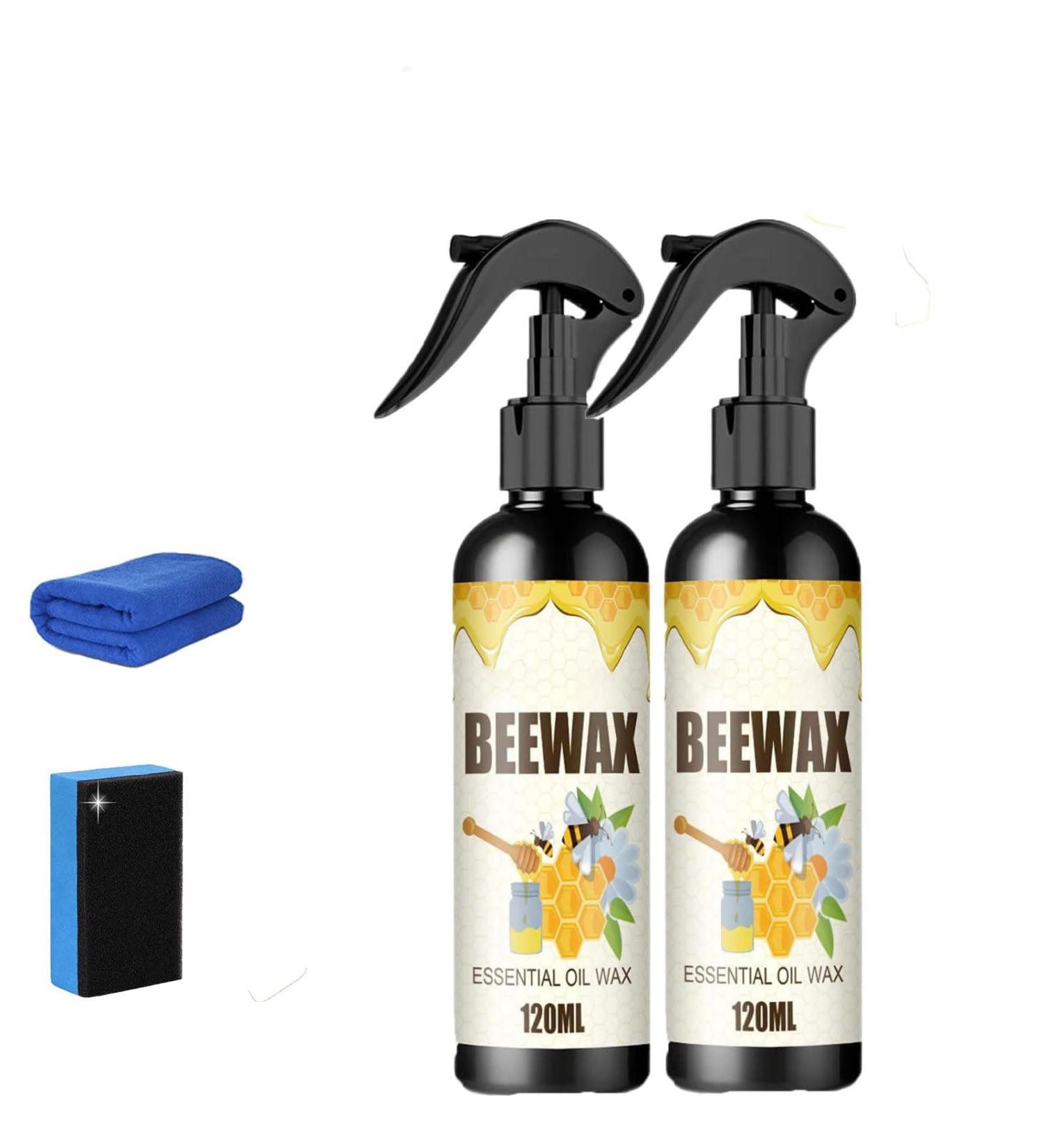 Natural Micro-Molecularized Beeswax Spray Beeswax Spray Furniture Polish And Cleaner Molecularized Beeswax Wood Cleaner Spray Furniture Polish Spray (2PCS) - Buy Online on GoSupps.com