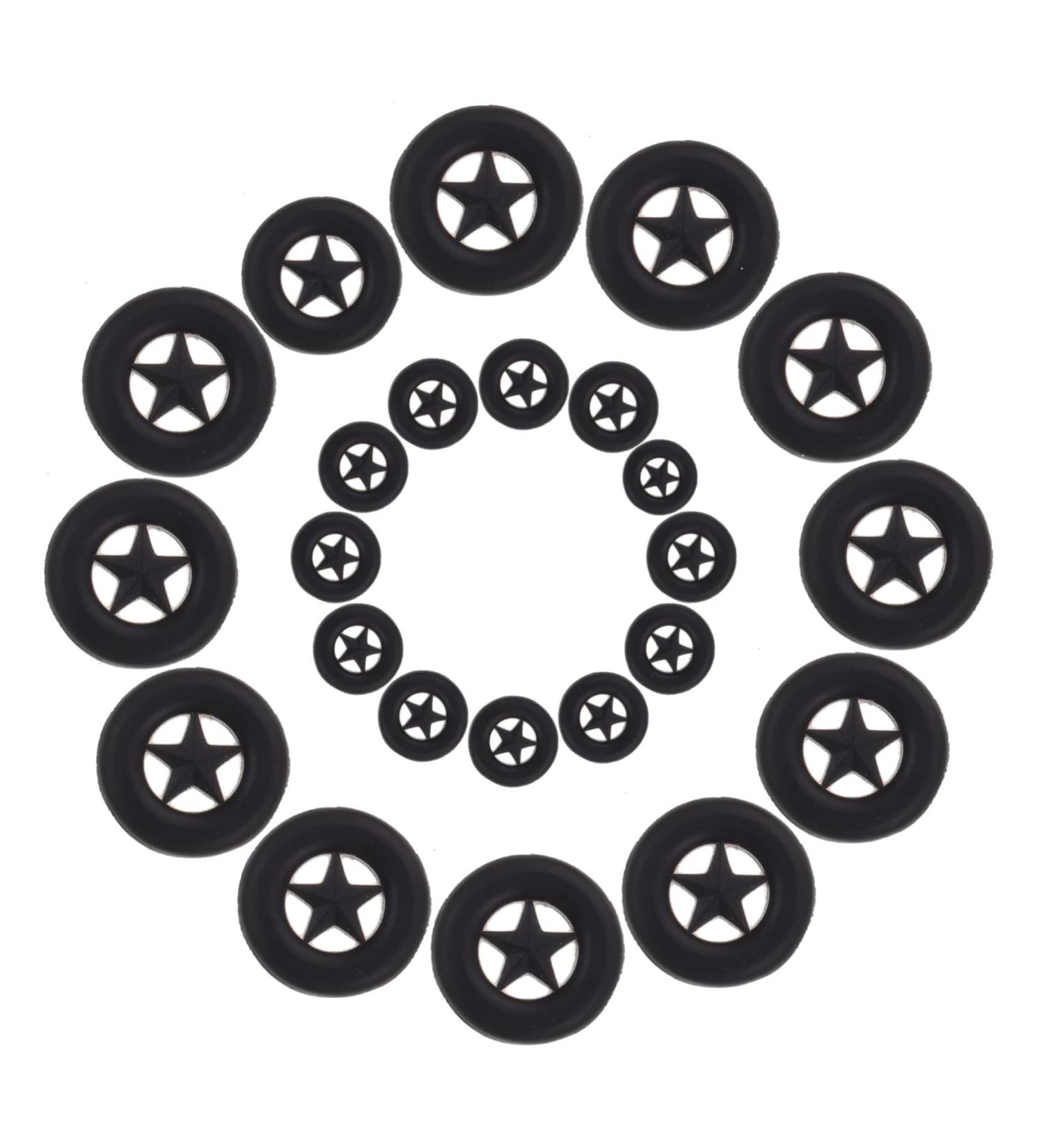 Osaladi Children's Glasses - 20 Anti-Slip Rings & Ear Handles for Sunglasses - Colorful Holders - Ideal for Kids - Buy Online on GoSupps.com