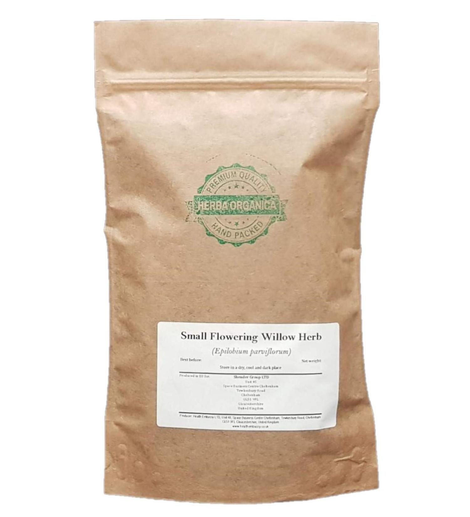 Herba Organica Herbe d' pilobe Petites Fleurs Tisane - Epilobium parviflorum - Small Flowering Willow Herb (100g) 100 g (Lot de 1)
