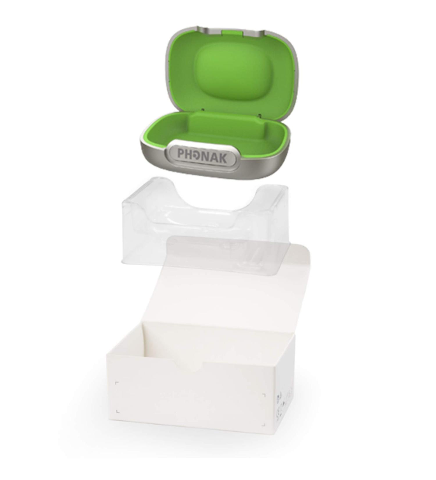Phonak Hearing Aid Case - Durable Hard Storage Box for Hearing Aids - Compact & Travel-Friendly - Buy Online on GoSupps.com