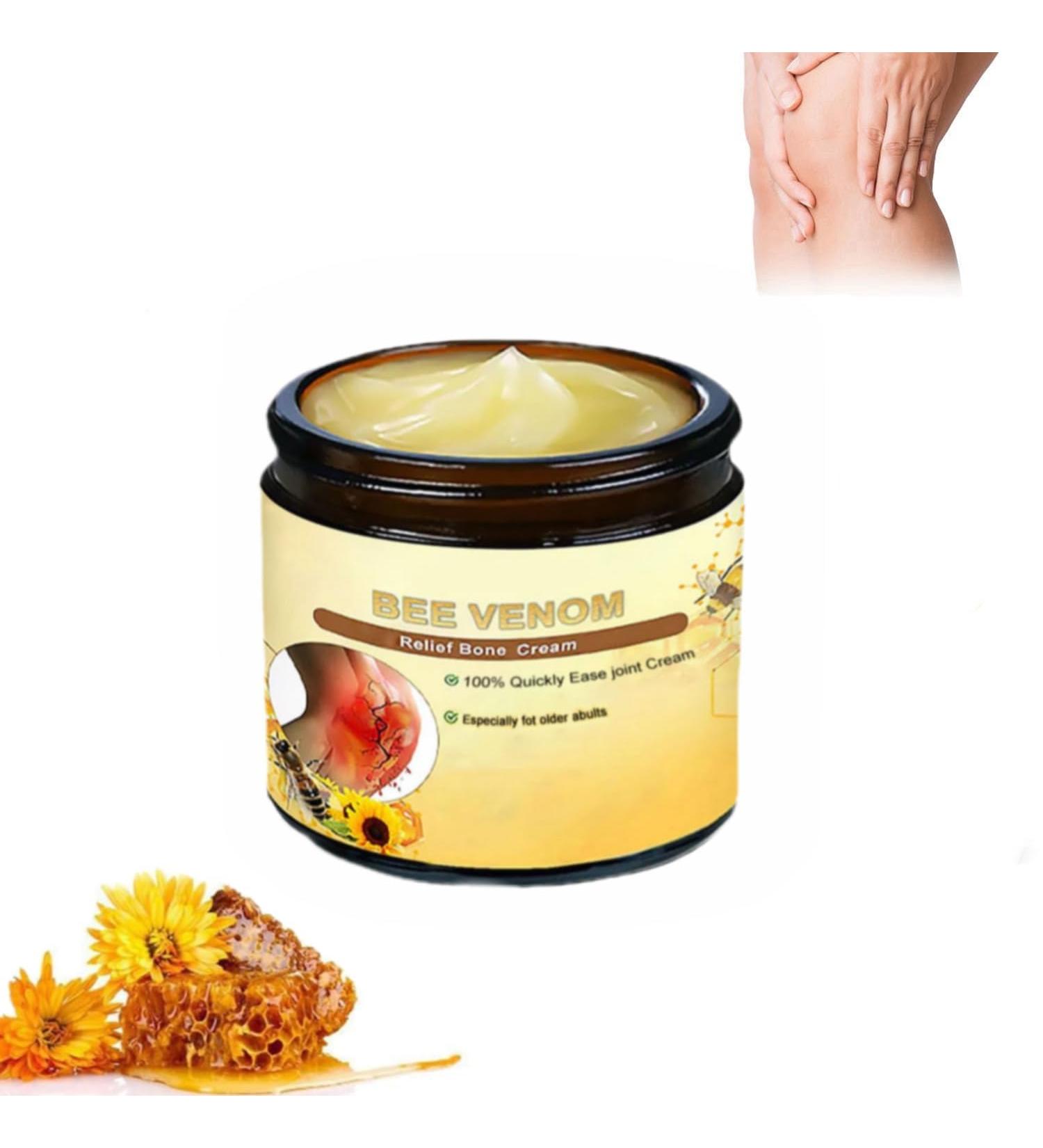 Fangool 1PCS Bee Venom Cream for Back Neck Hands Knee