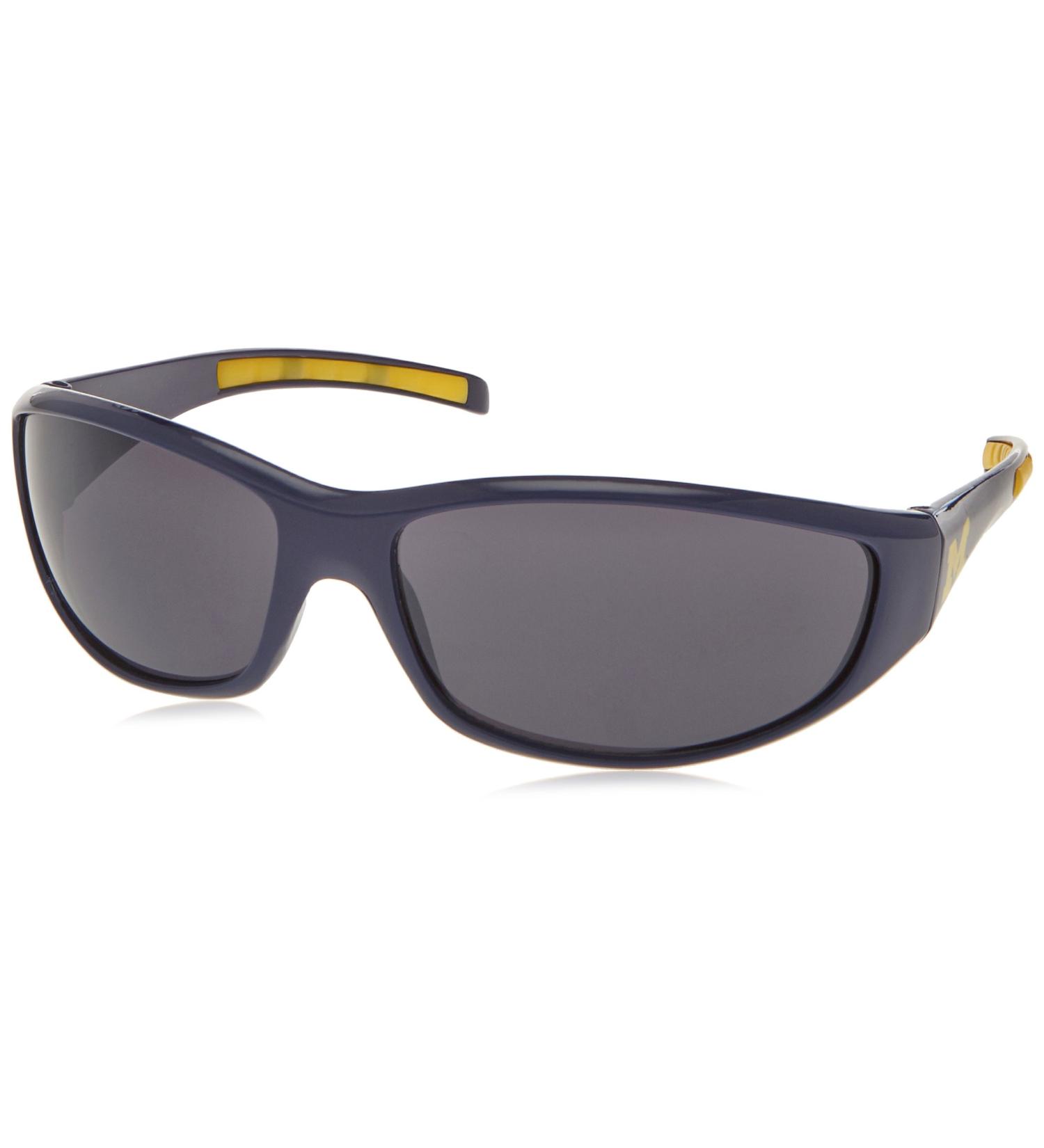 NCAA Michigan Wolverines Wrap Sunglasses - Blue | Unisex Adult - Buy Online on GoSupps.com