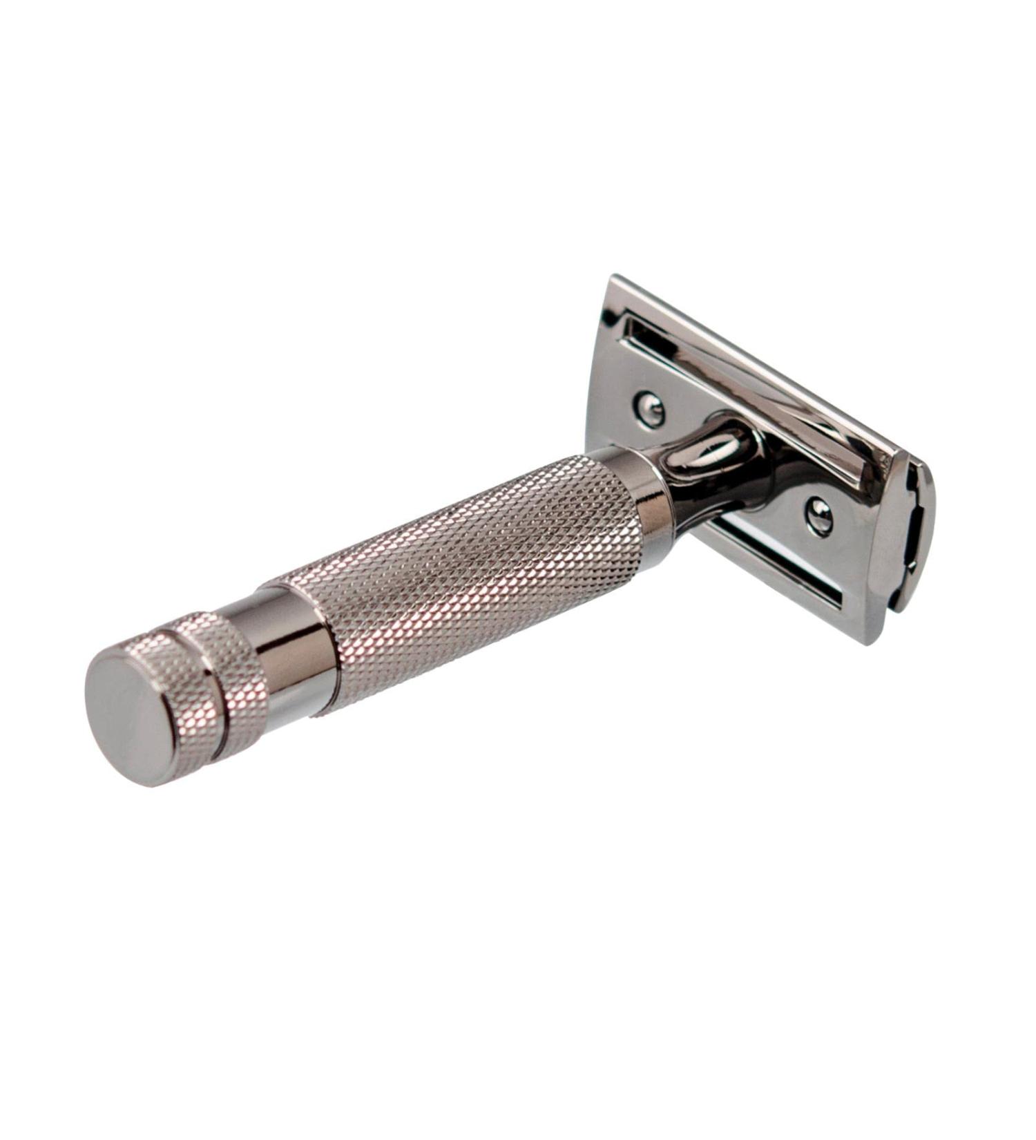 Sharplace Men's Safety Razor - Double Edge Portable & Reusable Classic Vintage Style Hand Razor for a Smooth Shave - Buy Online on GoSupps.com