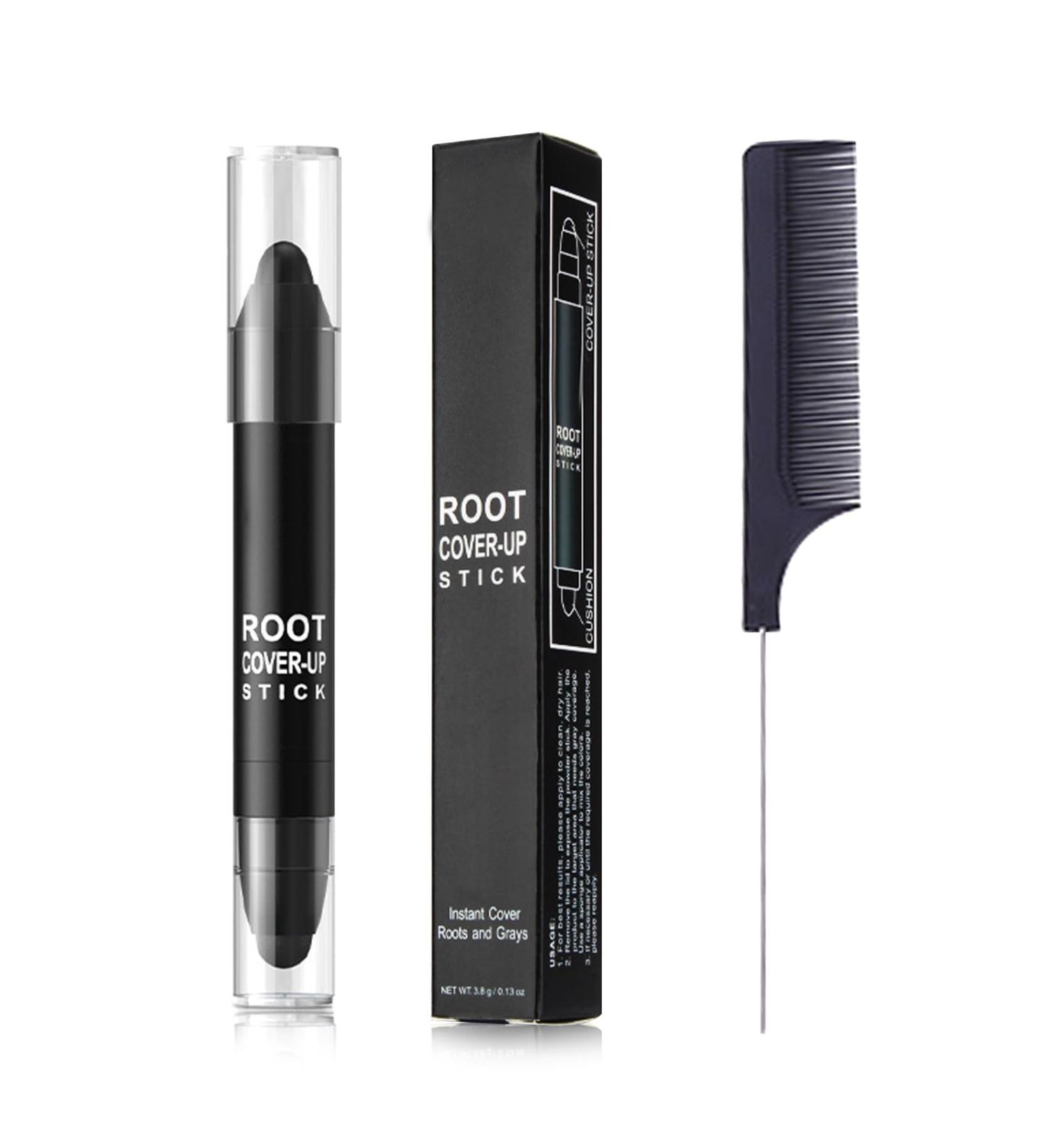 Disposable Hair Dye Stick With Comb Hairline Shadow Instant Black Hair Coverage Hair Color Pen Stick Black Retouch Temporary Hair Colour Black Hair Root Concealer For Unisex Windproof Sweatproof - Buy Online on GoSupps.com