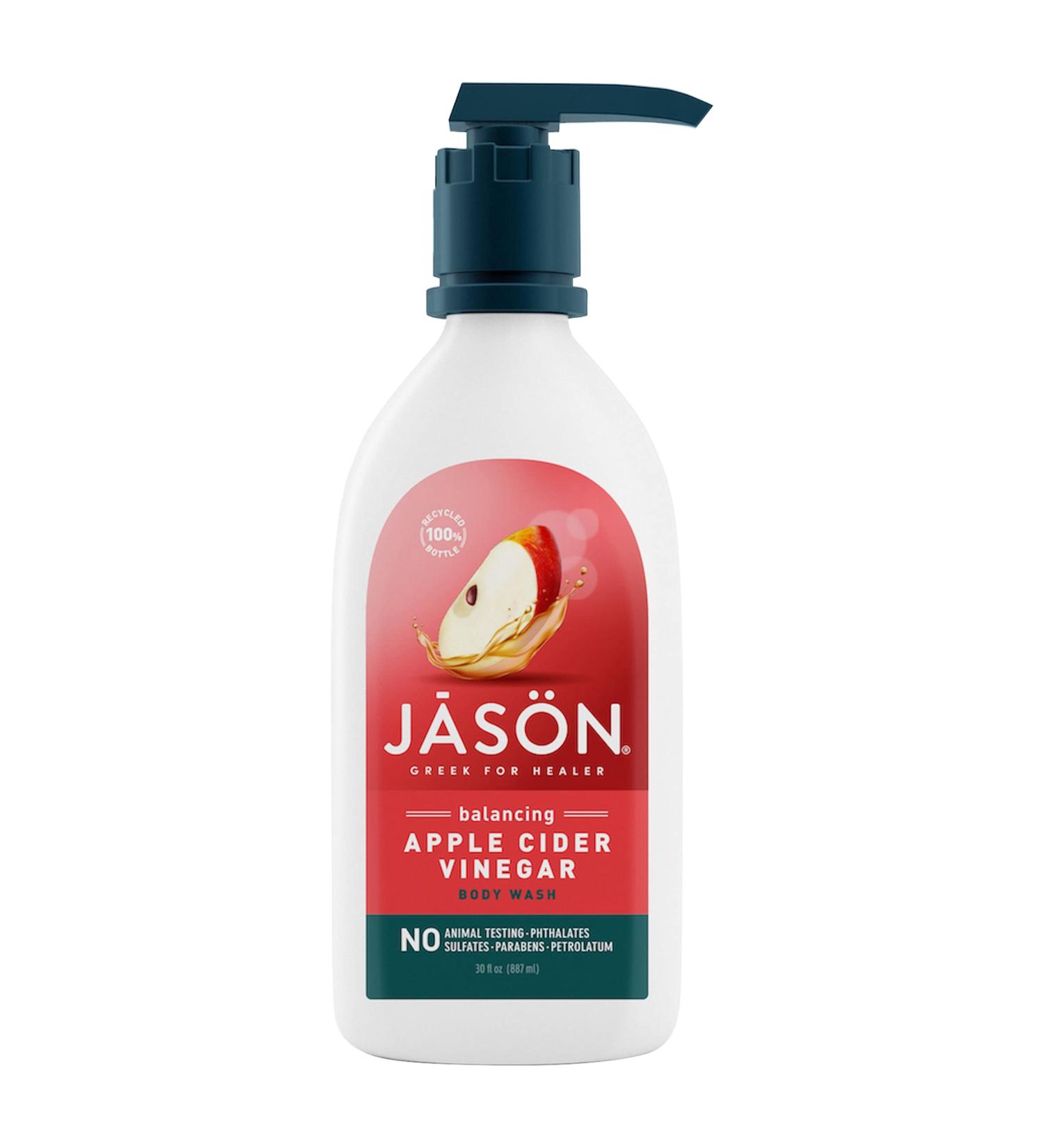 Jason Natural Apple Cider Vinegar Body Wash 30 fl oz - Balancing Cleanser - Buy Online on GoSupps.com