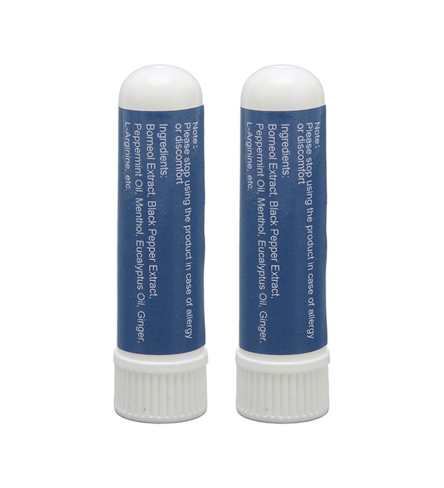 2 Pack Refreshing Nasal Inhalers - Herbal Sticks to Relieve Stuffy Nose | Fast International Shipping - Buy Online on GoSupps.com