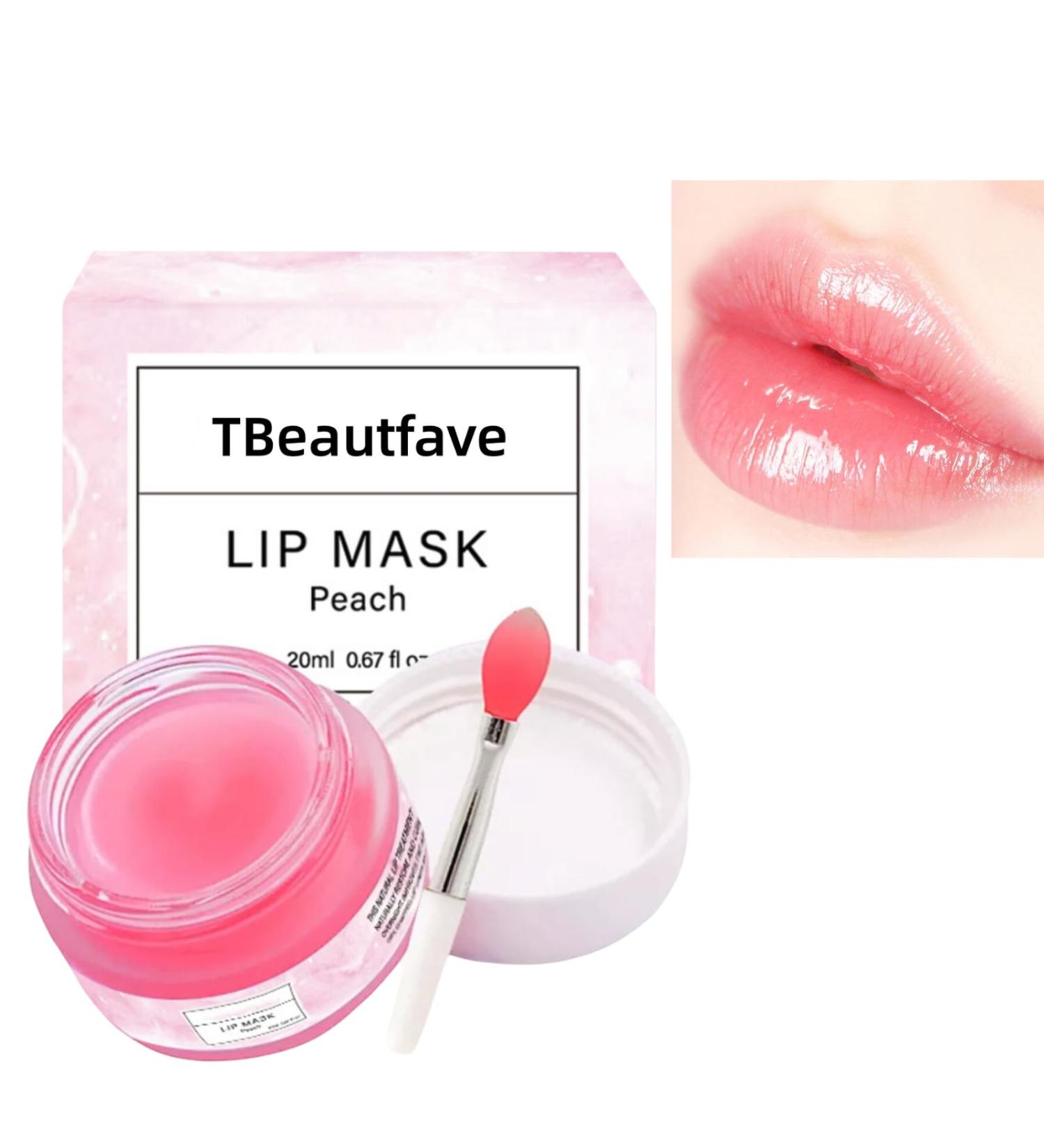 Lip Sleeping Mask Lip Balm Overnight Lip Mask Peach Lip Salve Skincare Lip Oils Lip Moisturiser for Dry Chapped Peeling Cracked Lips Fades Lip Lines Lip Balms for Moisture Lip Care - Buy Online on GoSupps.com