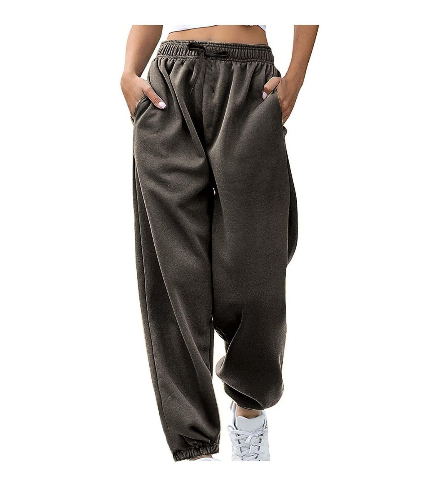 Women Causal Baggy Comfy Jogging Sport Jogger Sweatpants Cargo Trouser with Pockets Running Exercise Cycling Pants Tracksuit Bottoms XL 2643-djufh-e-grey - Buy Online on GoSupps.com