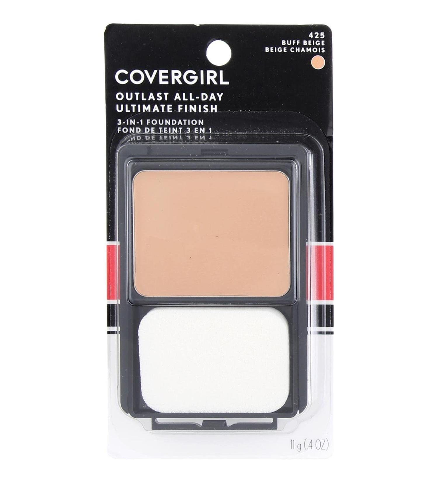 CoverGirl Ultimate Finish Liquid Powder Make Up Buff Beige 425 0.40 oz (Pack of 5) - Long-lasting, flawless coverage for a radiant complexion - Buy Online on GoSupps.com