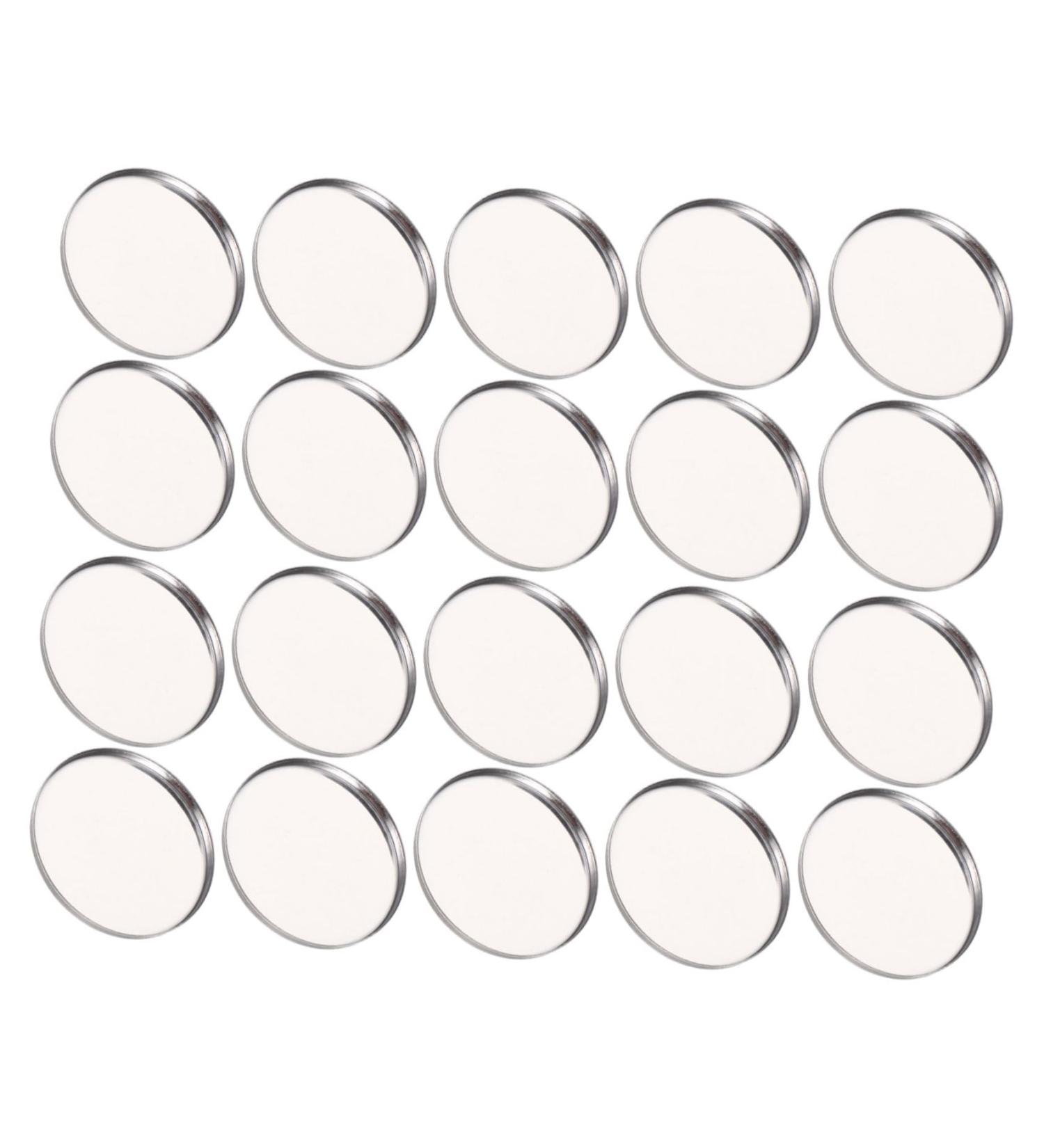 Didiseaon 20pcs Round Eye Shadow Organizer Rack - Beige Makeup Tray for Lipsticks & Highlighters | Stainless Steel Magnetic Pans for Easy Makeup Storage - International Shipping Available - Buy Online on GoSupps.com