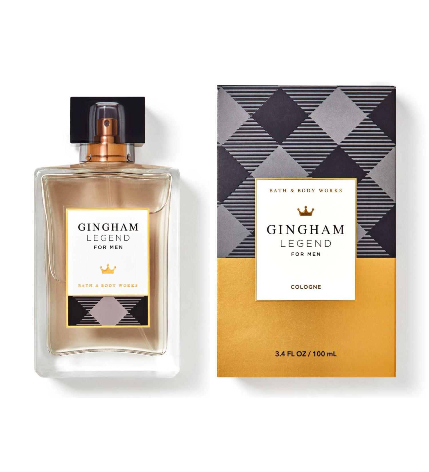 Bath and Body Gingham Legend Cologne for Men | 3.4 Fl Oz - Buy Online on GoSupps.com