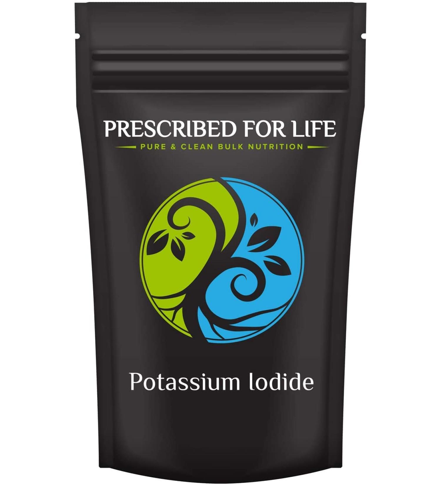 Prescribed for Life Potassium Iodide Powder - USP Grade, Gluten Free, Vegan, Non-GMO | 4 oz - Buy Online on GoSupps.com
