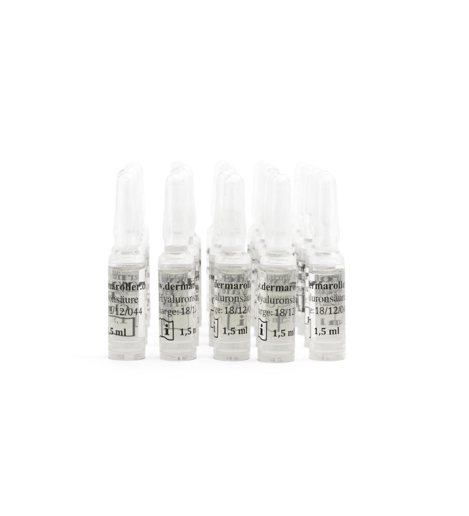 Buy Dermaroller Hyaluronic Acid Serum - 30 Ampoules (1.5 ml Each) for Optimal Hydration | International Shipping Available - Buy Online on GoSupps.com