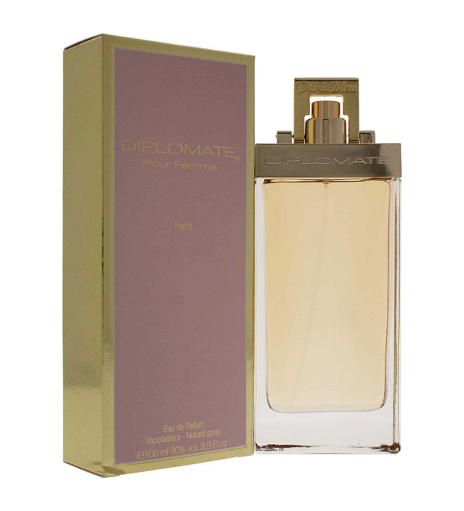 Paris Bleu Diplomate Pour Femme By Paris Bleu for Women Eau de Parfum Spray 3.3 Ounce